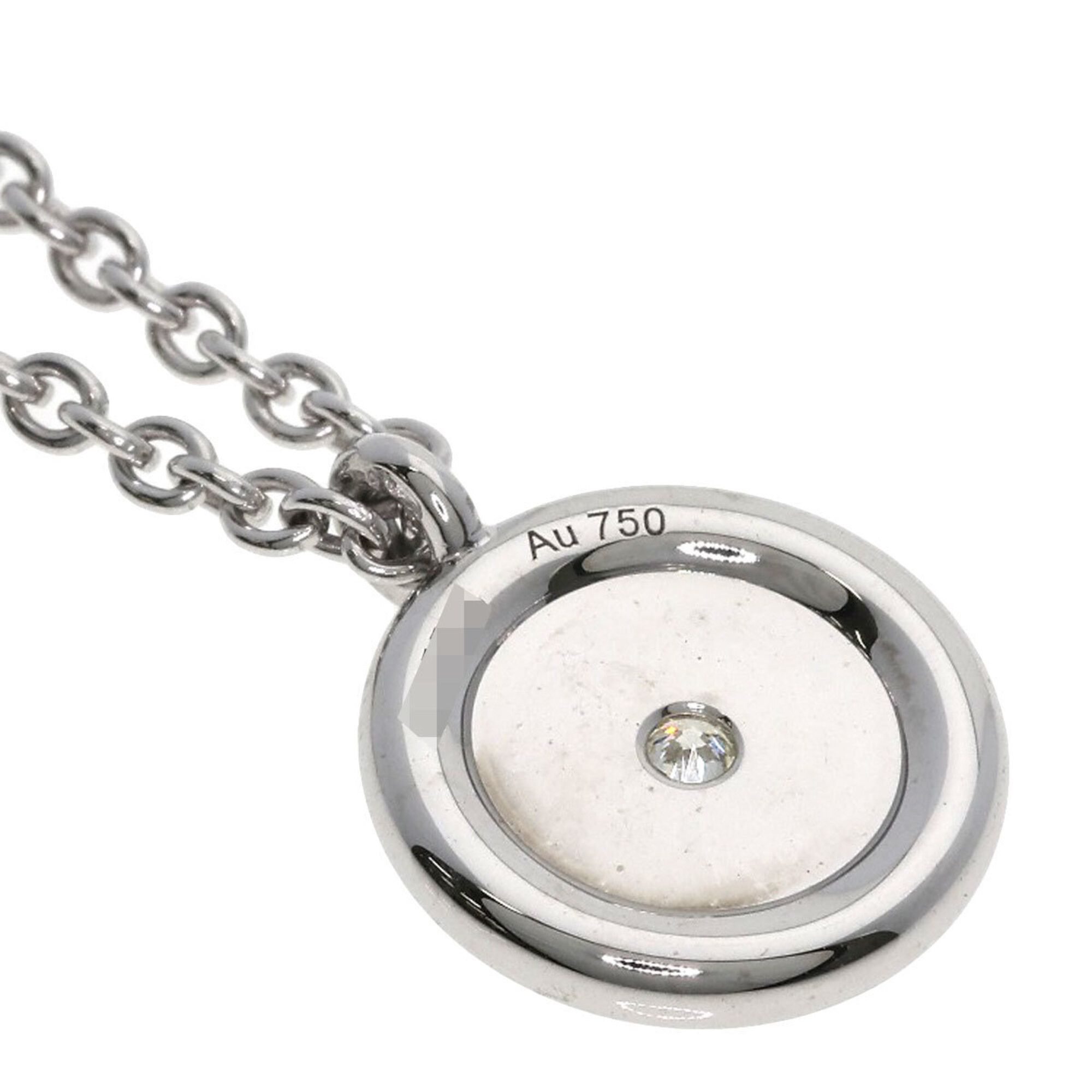 Hermes Hermes Sellier Diamond Necklace 18K White Gold Women's HERMES Size ONE SIZE - 6 Thumbnail