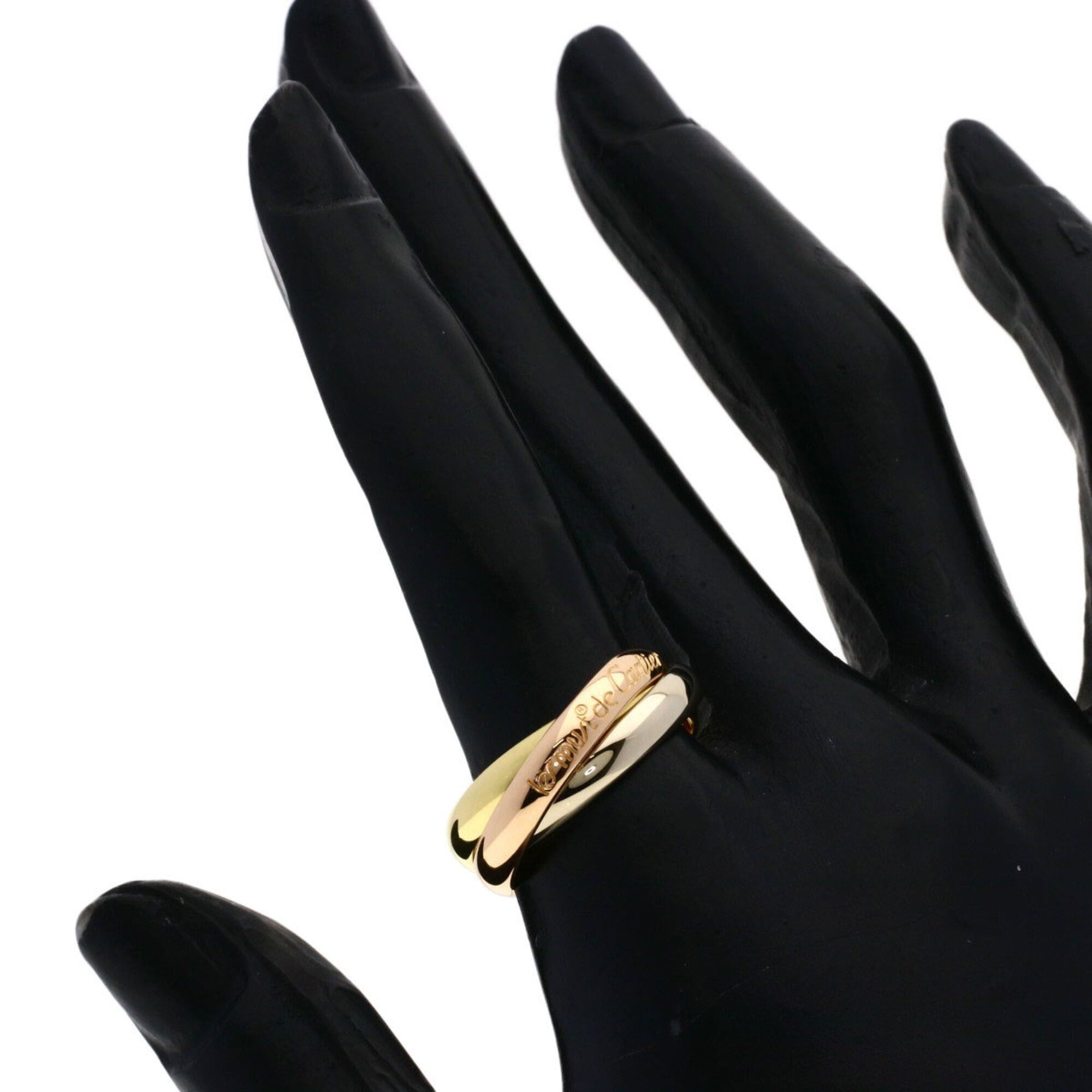 Cartier Cartier Trinity #54 Ring - 18K Yellow Gold/18K White Pink Gold Women's CARTIER Size ONE SIZE - 5 Thumbnail