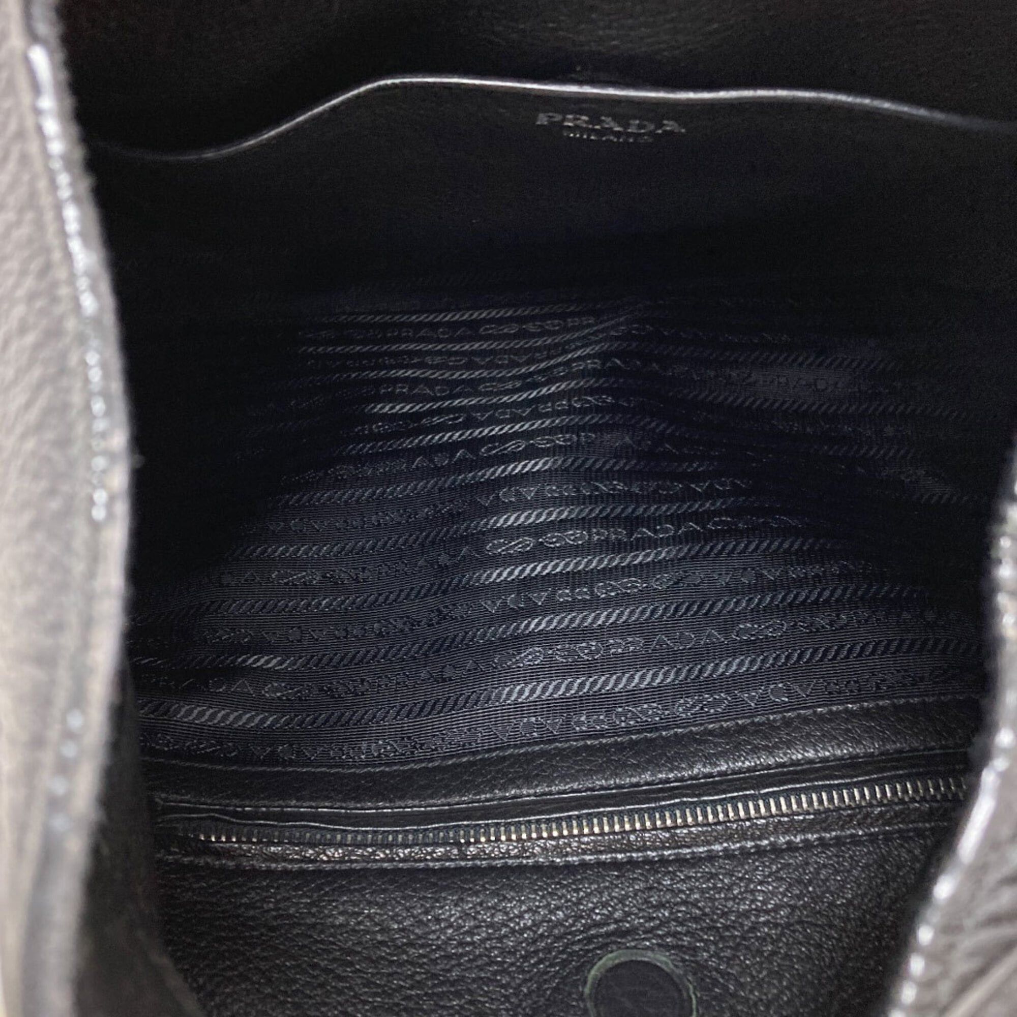 Prada Prada Hobo One-Shoulder Shoulder Bag, Calfskin, Women's PRADA Size ONE SIZE - 5 Thumbnail