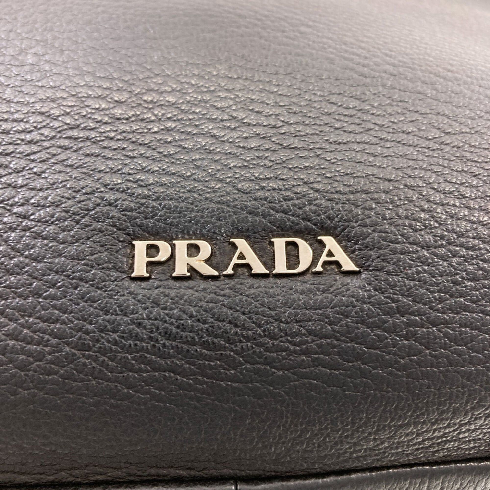 Prada Prada Hobo One-Shoulder Shoulder Bag, Calfskin, Women's PRADA Size ONE SIZE - 8 Thumbnail