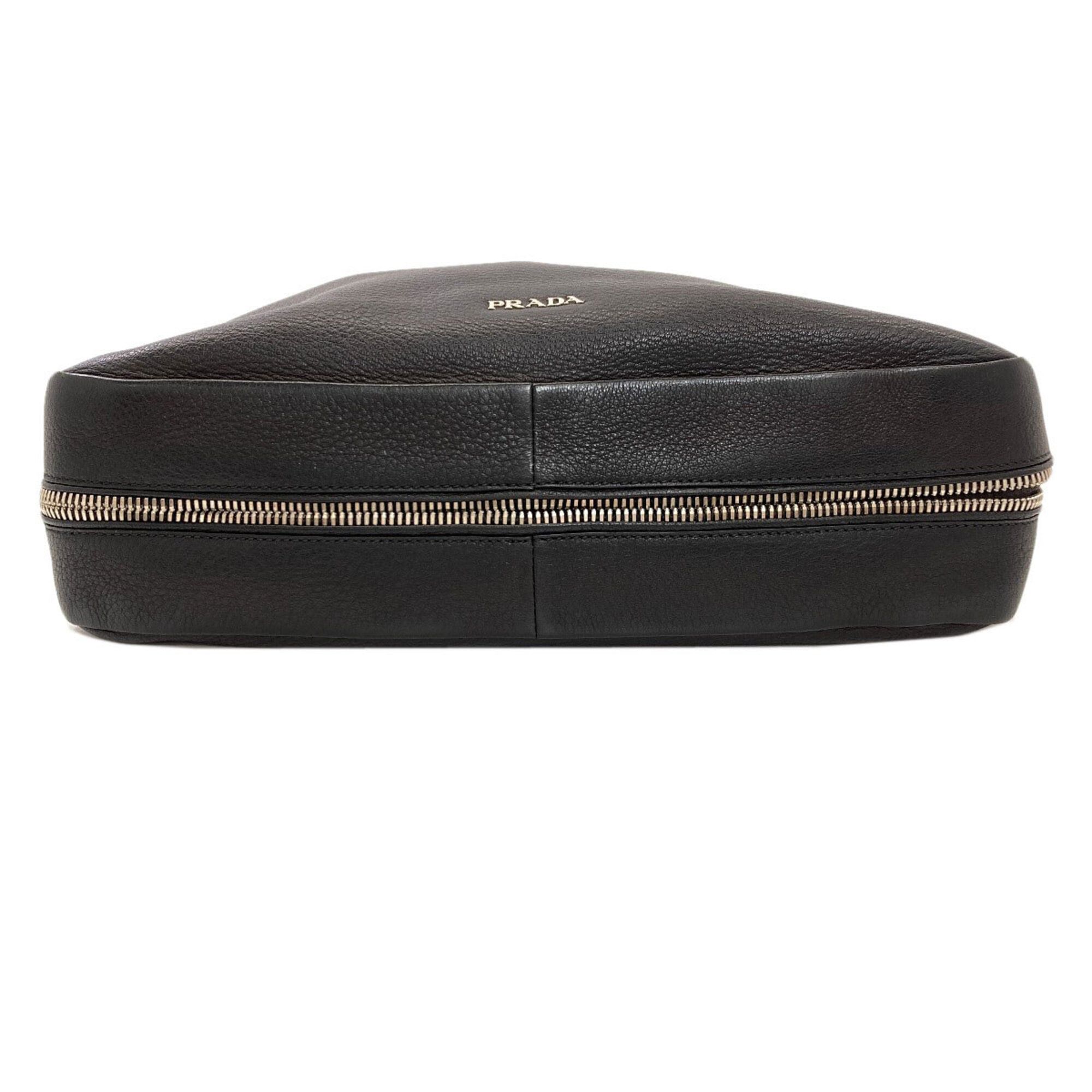 Prada Prada Hobo One-Shoulder Shoulder Bag, Calfskin, Women's PRADA Size ONE SIZE - 4 Thumbnail
