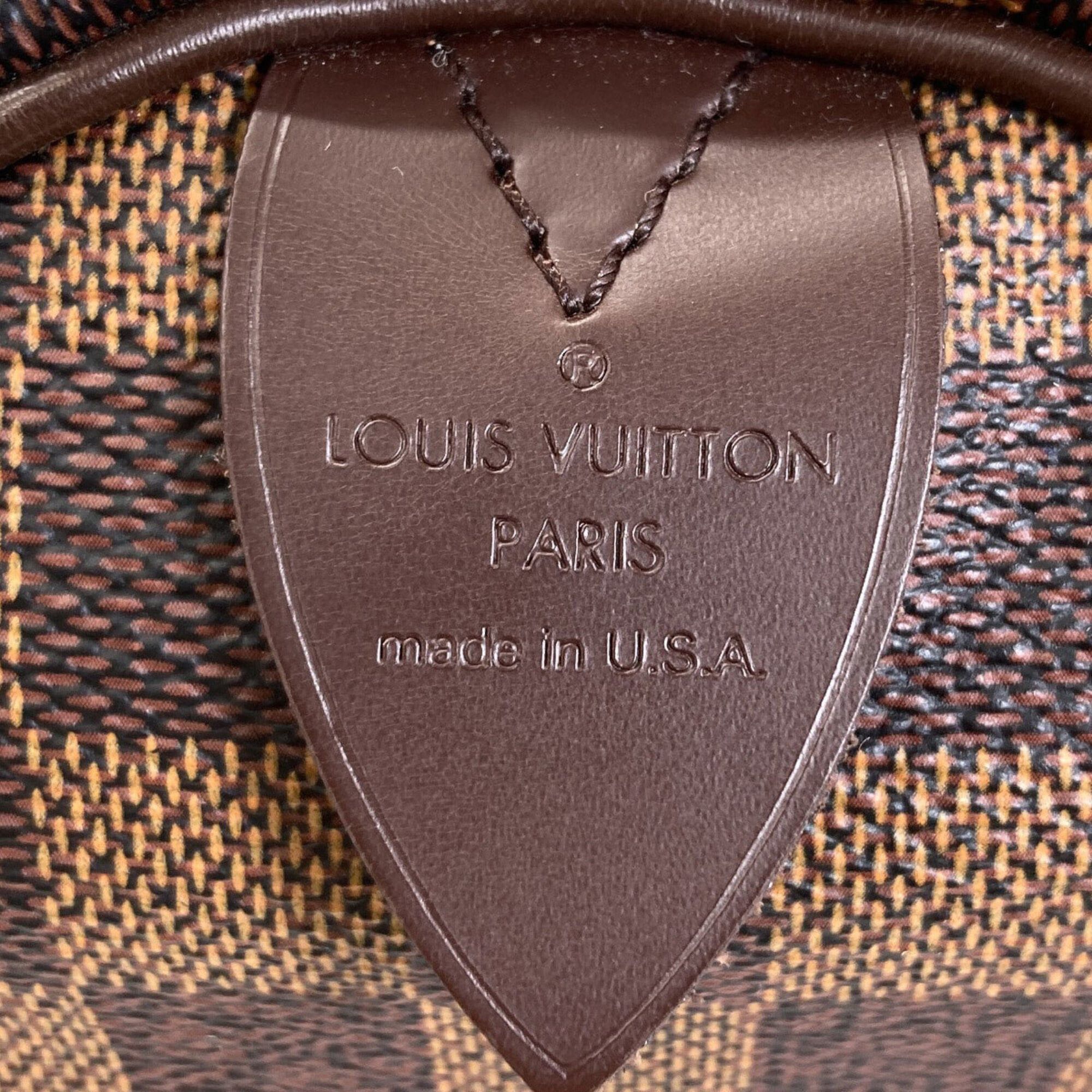 Louis Vuitton Louis Vuitton N41531 Speedy 30 Handbag, Damier Canvas, Women's LOUIS VUITTON Size ONE SIZE - 6 Thumbnail