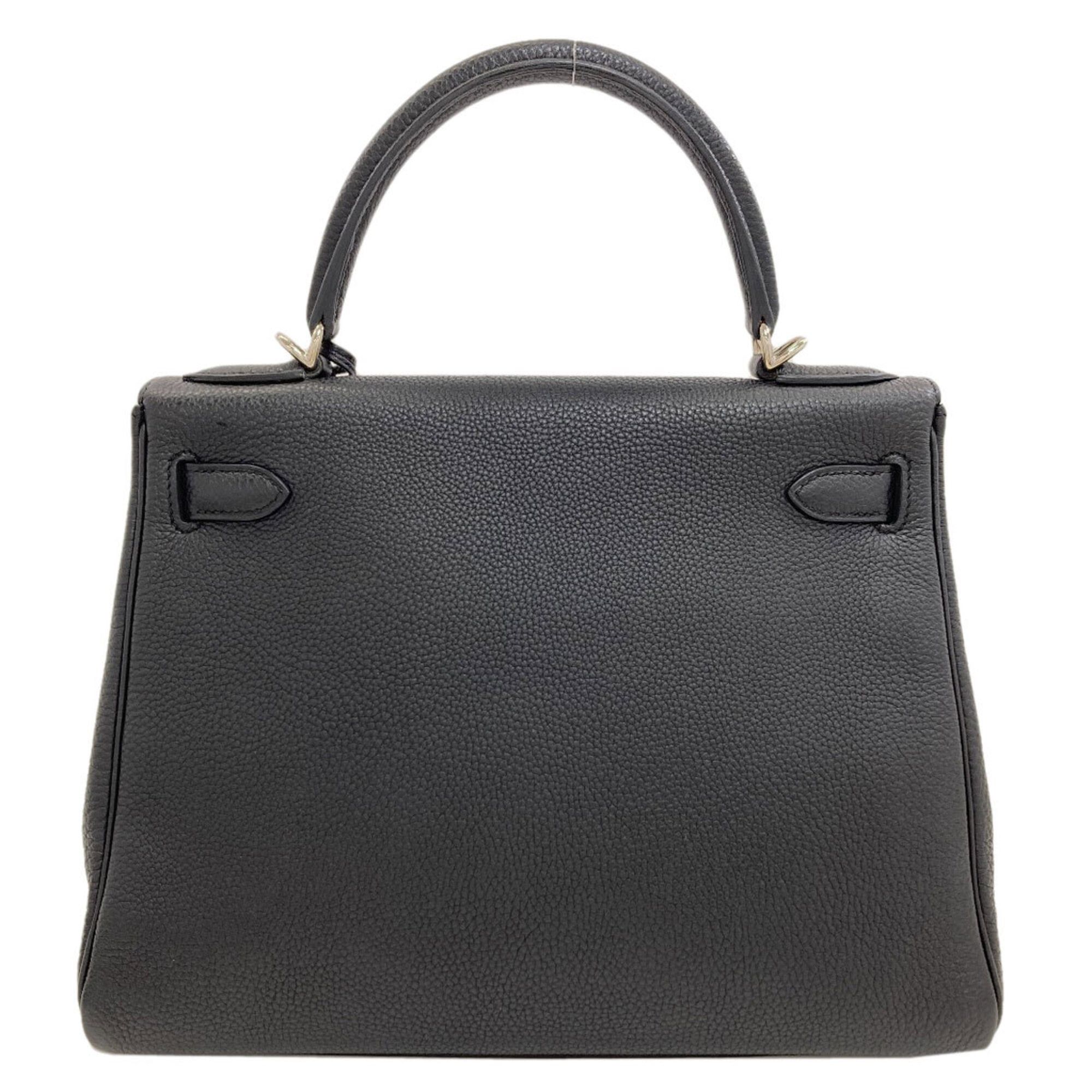 Hermes Hermes Kelly 28, inner stitching, silver hardware, handbag, Taurillon leather, women's. Size ONE SIZE - 2 Thumbnail