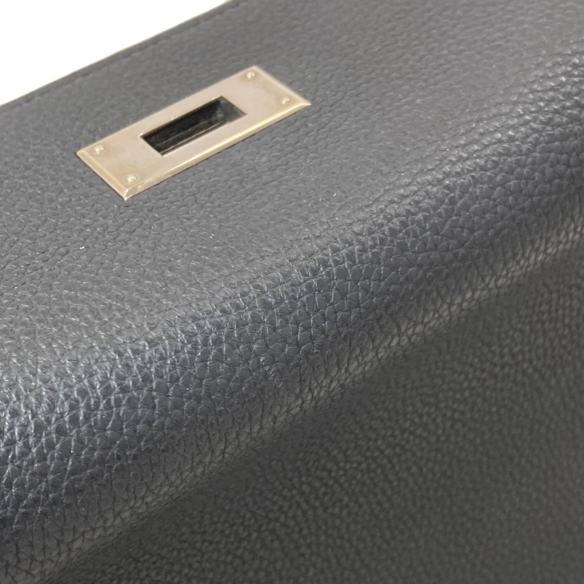 Hermes Hermes Kelly 28, inner stitching, silver hardware, handbag, Taurillon leather, women's. Size ONE SIZE - 19 Thumbnail