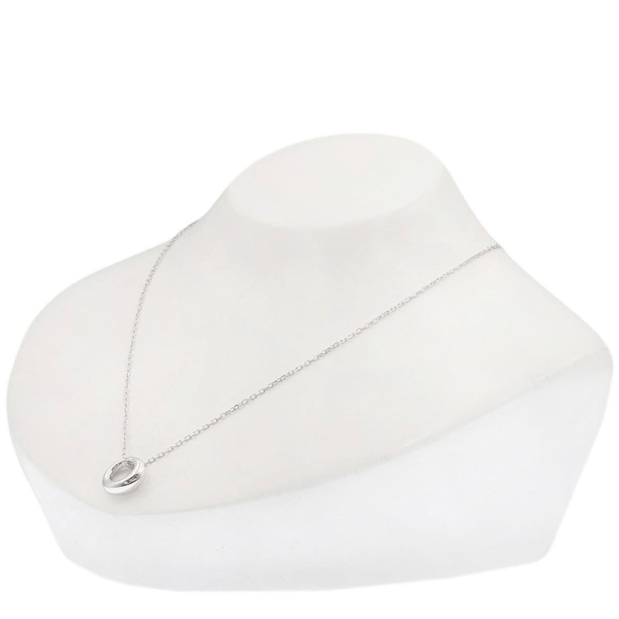 Other Chaumet Anneau Necklace 18K White Gold Women's Size ONE SIZE - 4 Thumbnail