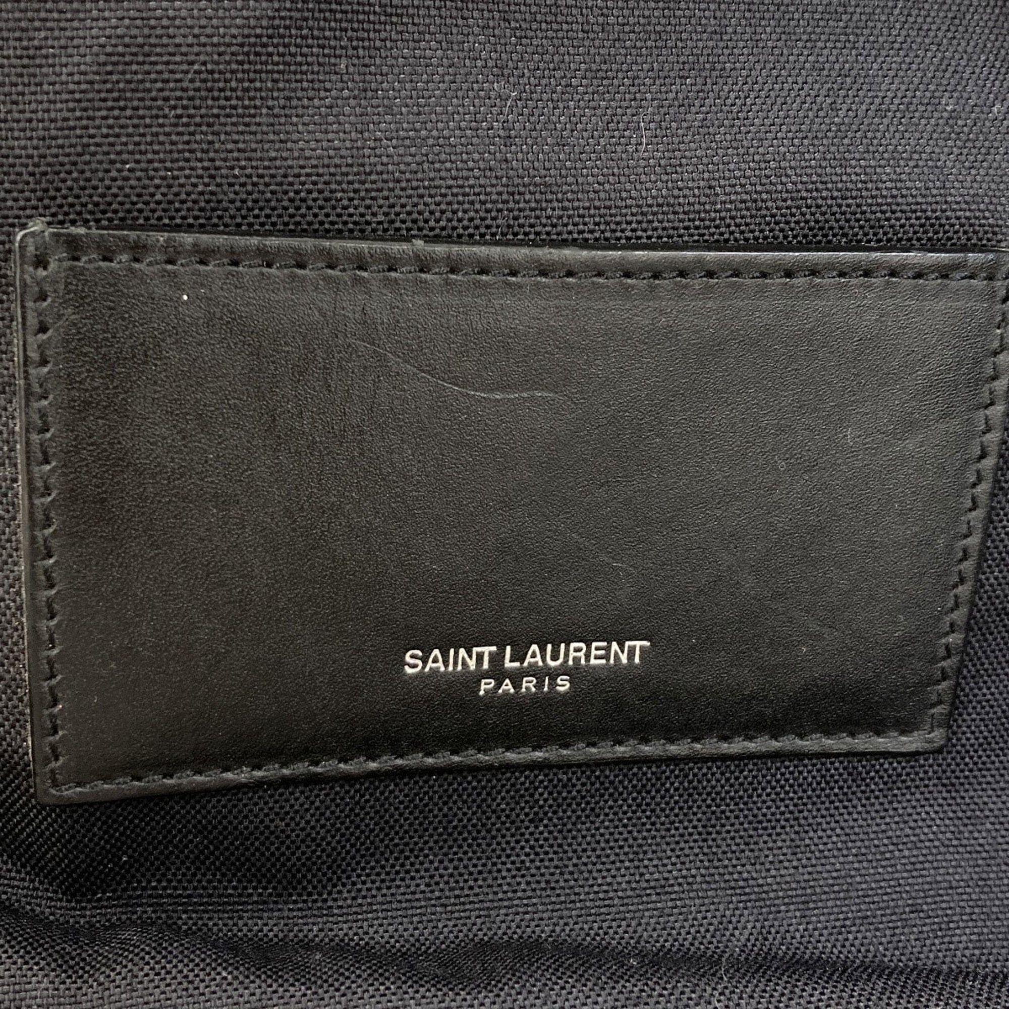 Saint Laurent Paris Saint Laurent Logo Backpack/Daypack, Canvas, Women's Size ONE SIZE - 15 Thumbnail
