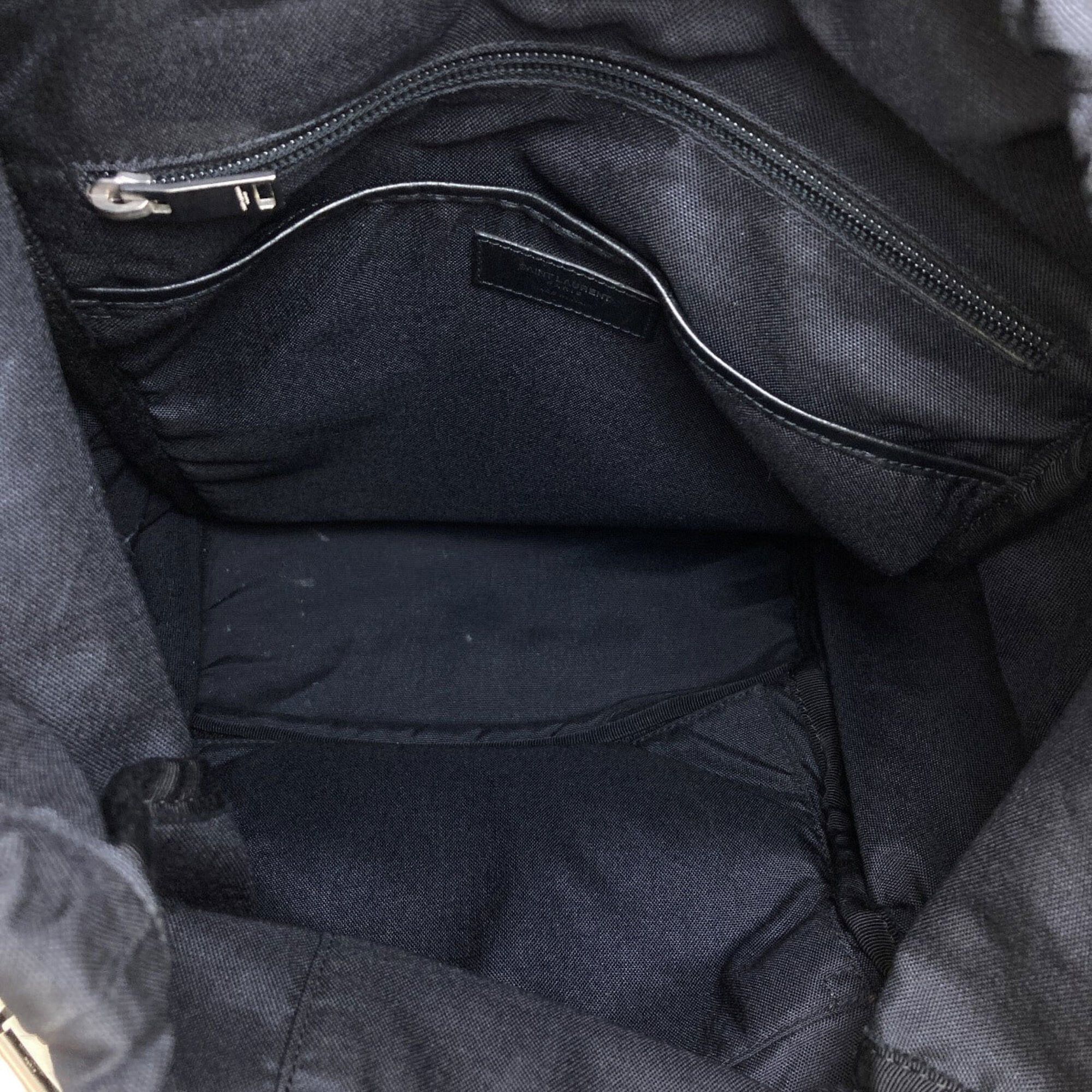 Saint Laurent Paris Saint Laurent Logo Backpack/Daypack, Canvas, Women's Size ONE SIZE - 5 Thumbnail
