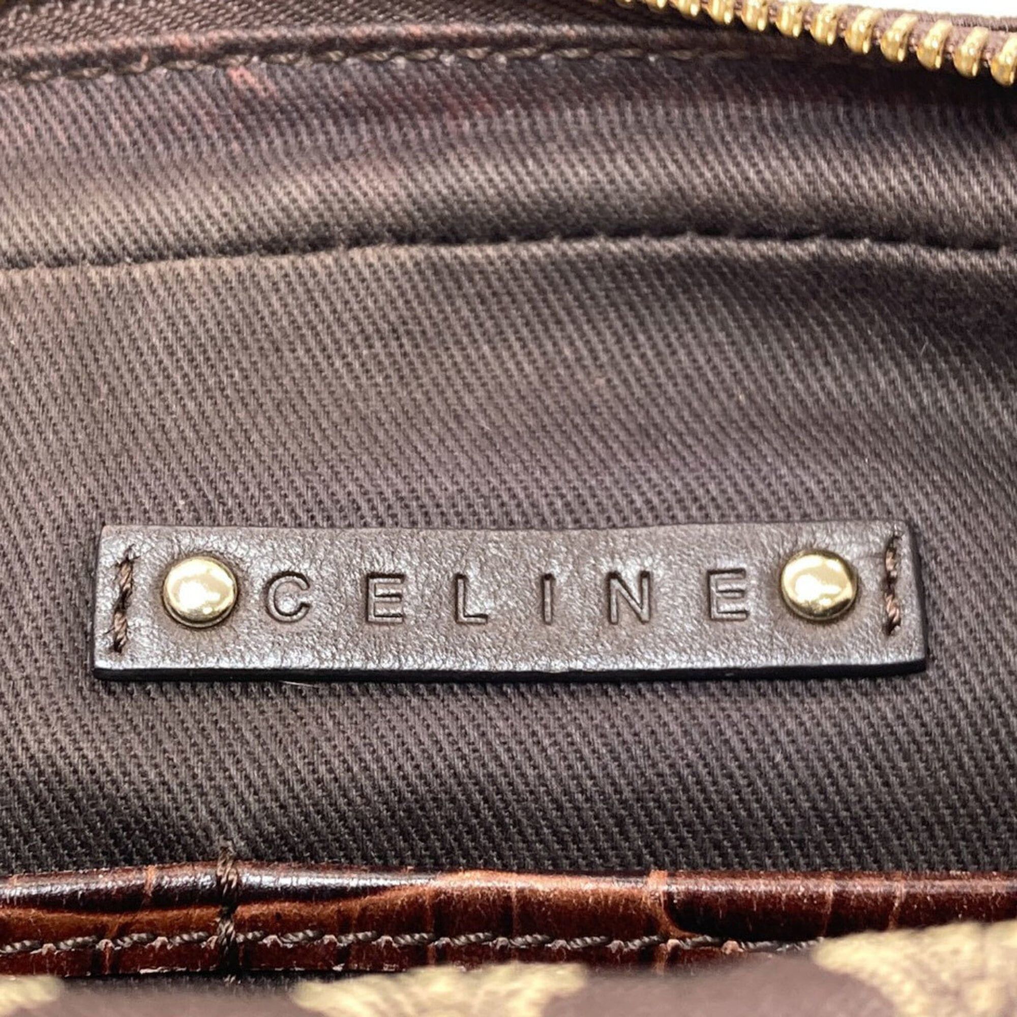Celine Celine Macadam Pattern Canvas Shoulder Bag for Women Size ONE SIZE - 6 Thumbnail