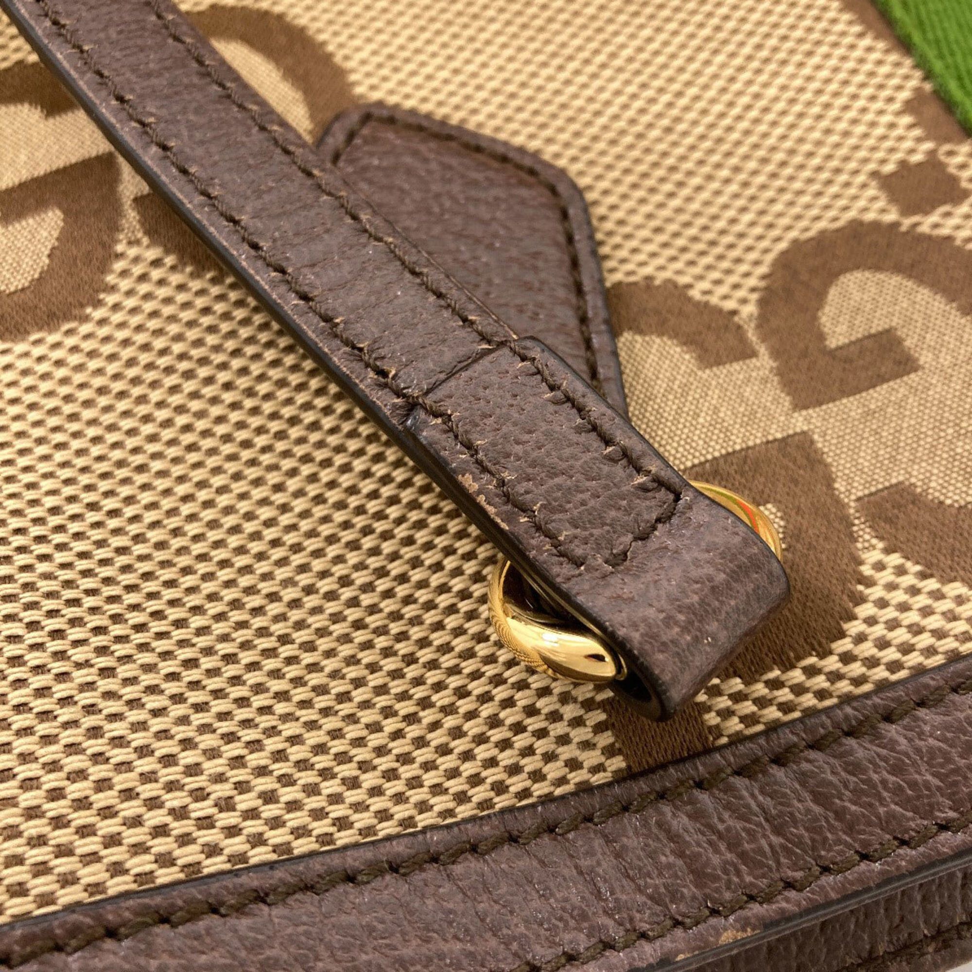 Gucci Gucci 631685 Ophidia Large Jumbo GG Tote Bag Canvas Women's GUCCI Size ONE SIZE - 16 Thumbnail