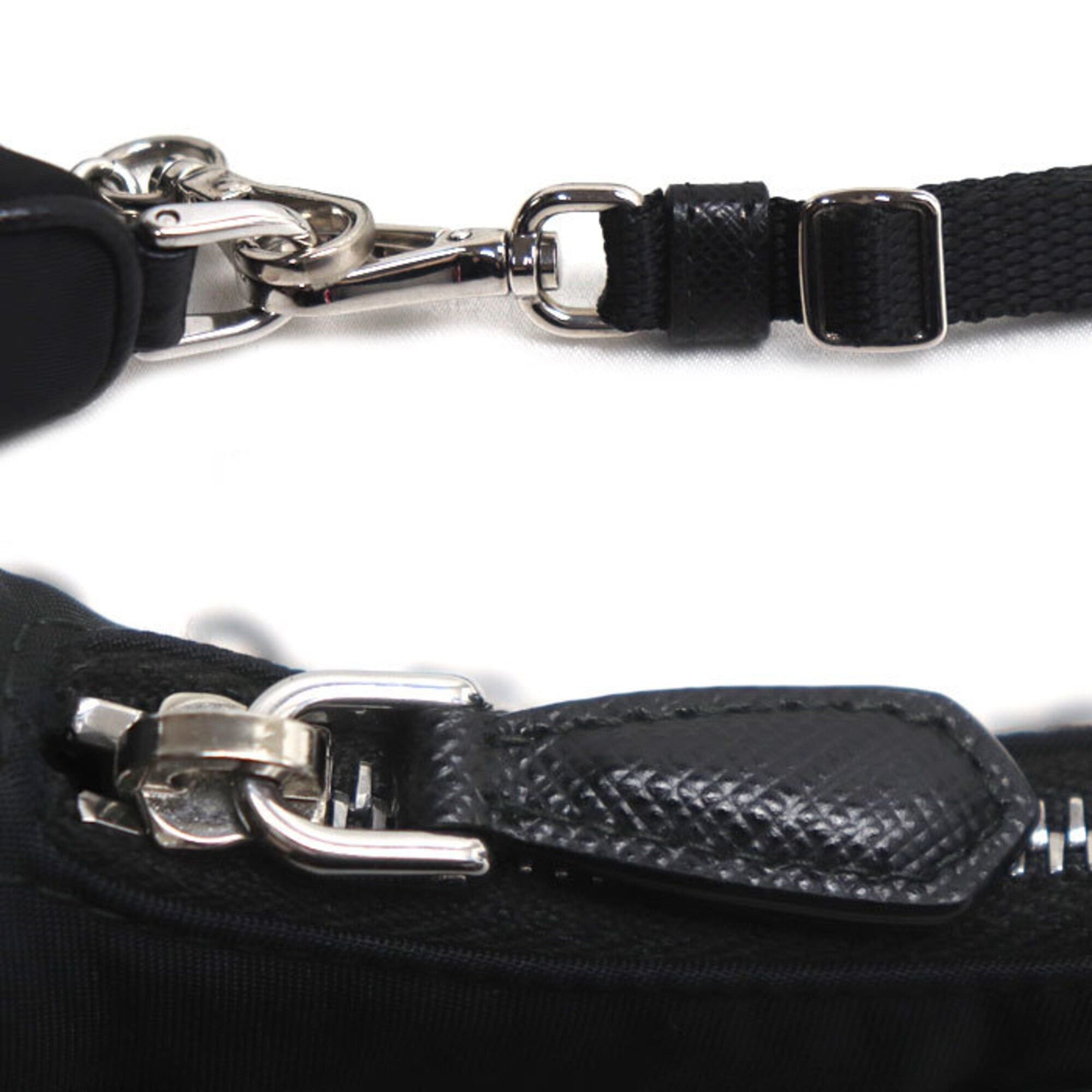 Prada PRADA Micro Bag Tessuto 2-Way Shoulder Black 1TT122 Women's Size ONE SIZE - 5 Thumbnail
