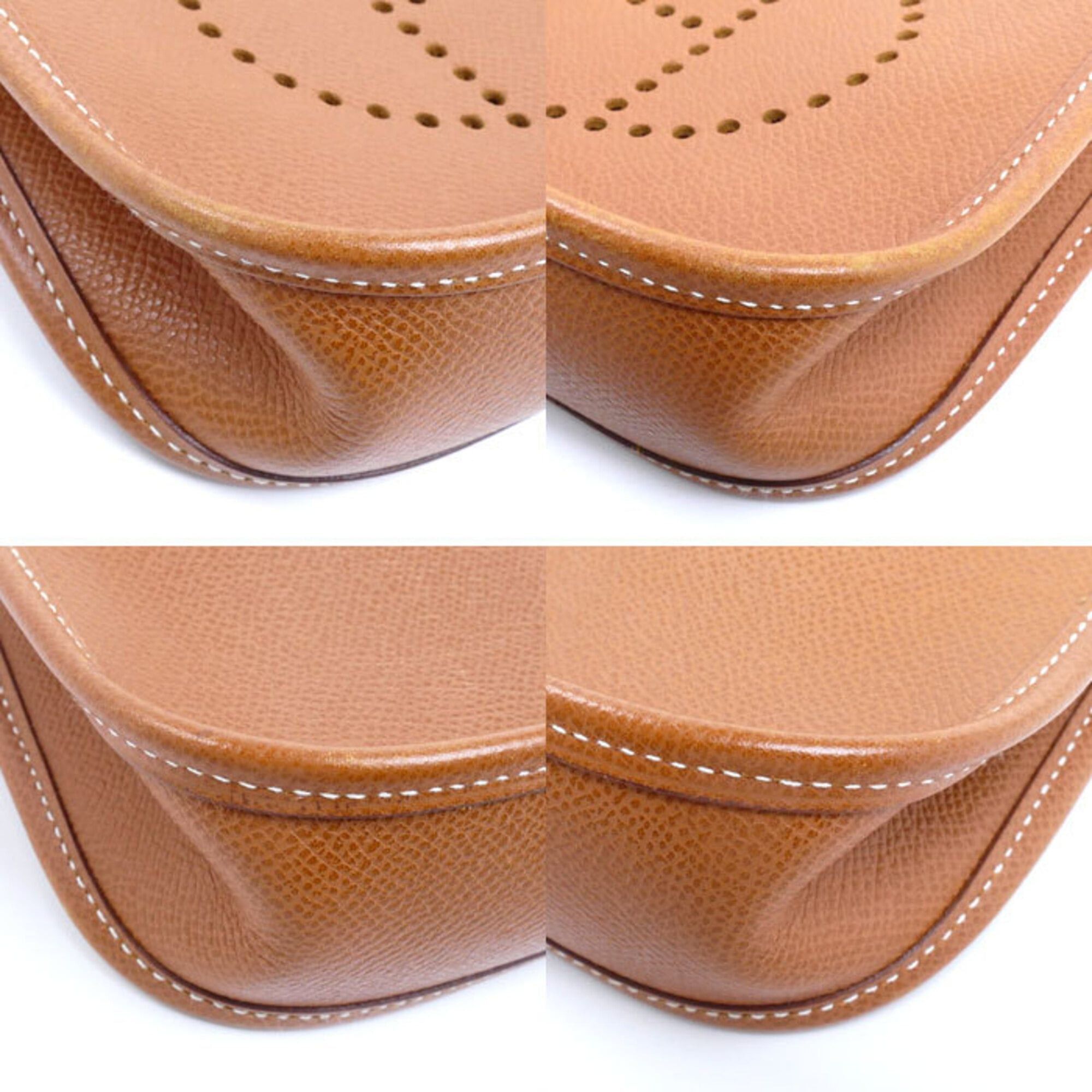Hermes HERMES Evelyne TPM Epsom Shoulder Bag, Brown, □H stamp (2004), Women's Size ONE SIZE - 5 Thumbnail