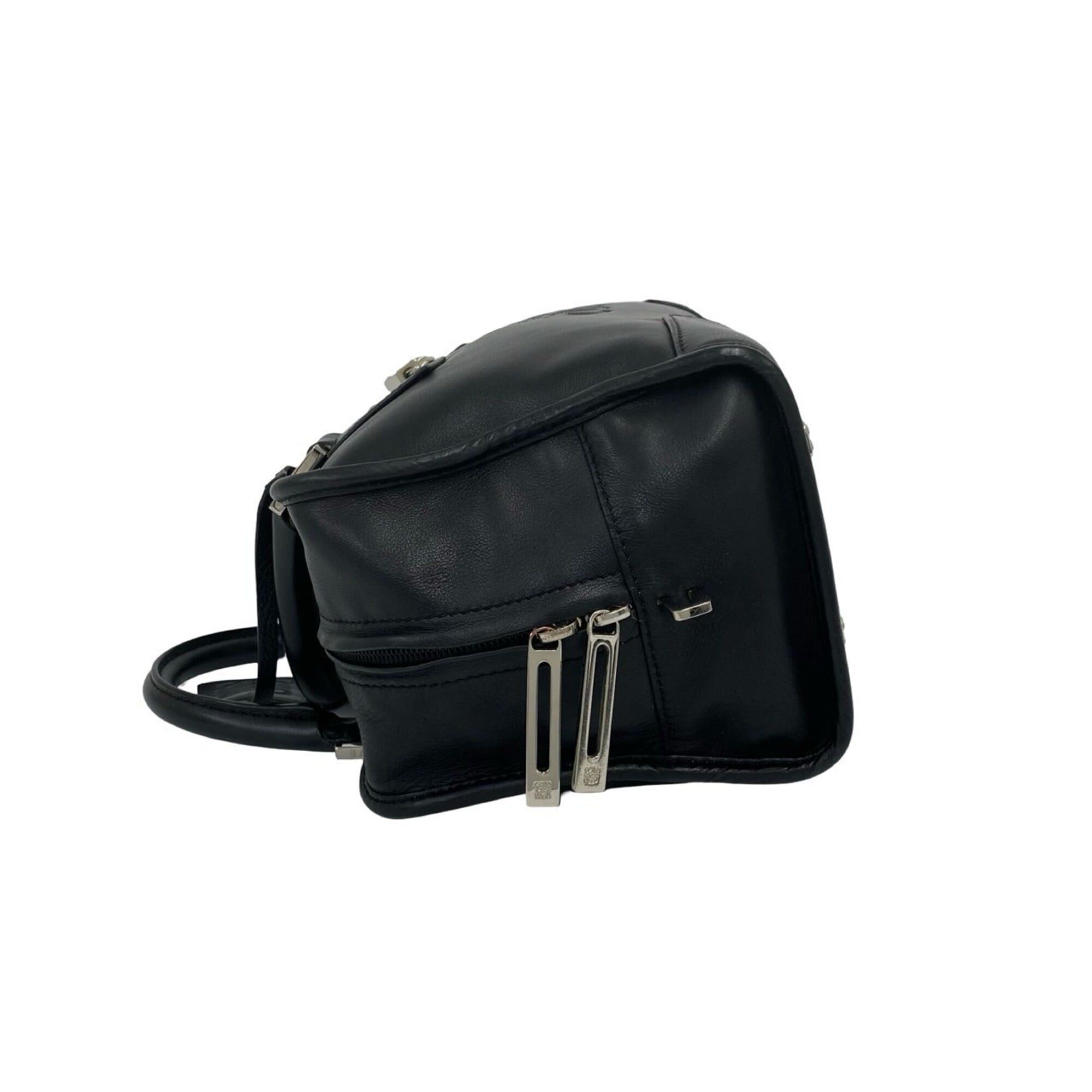 Loewe LOEWE Amazona 28 Anagram Logo Leather Handbag Mini Boston Bag Black 36610 Size ONE SIZE - 5 Thumbnail