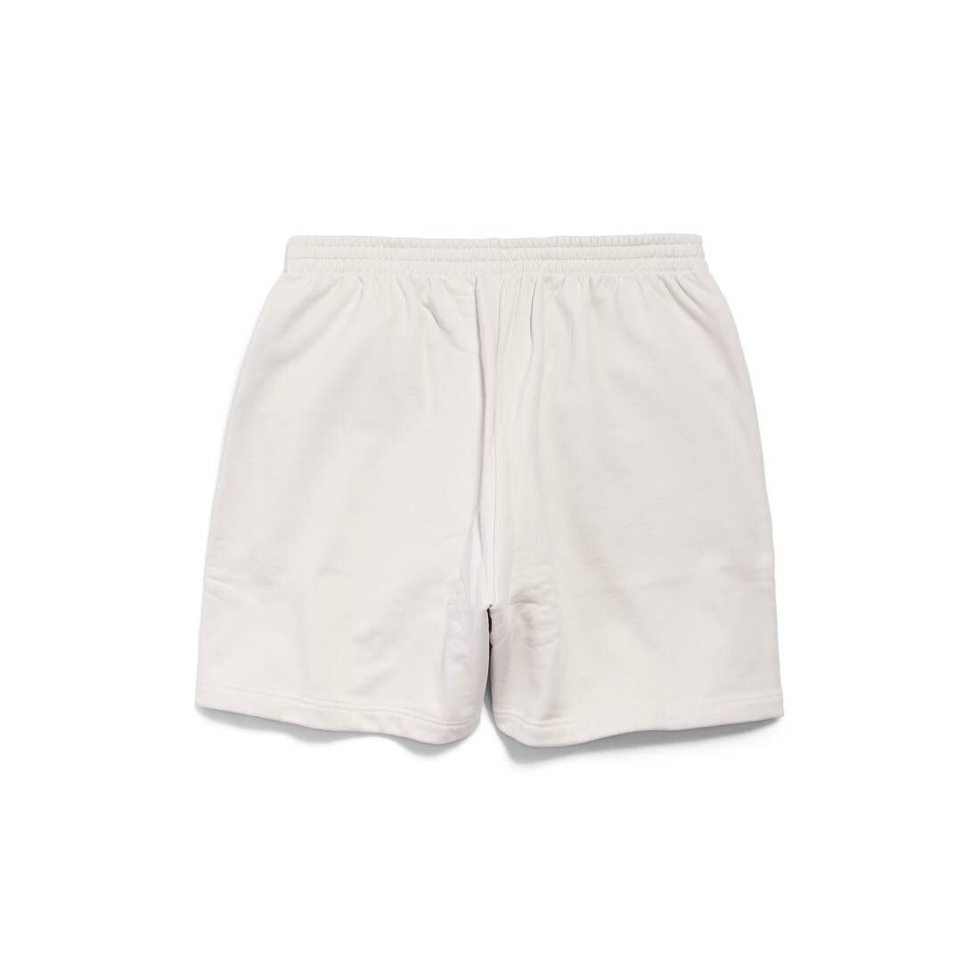 Balenciaga Unity Sports Icon Sweat Shorts in off white and black archetype fleece Size US 32 / EU 48 - 2 Thumbnail