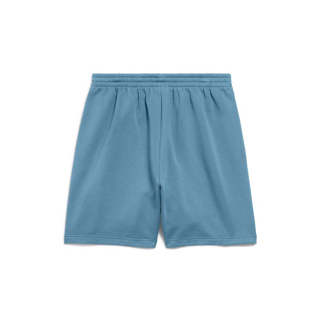 Balenciaga Balenciaga Back Reflective Shorts in grey blue dry fleece Size US 36 / EU 52 - 2 Thumbnail
