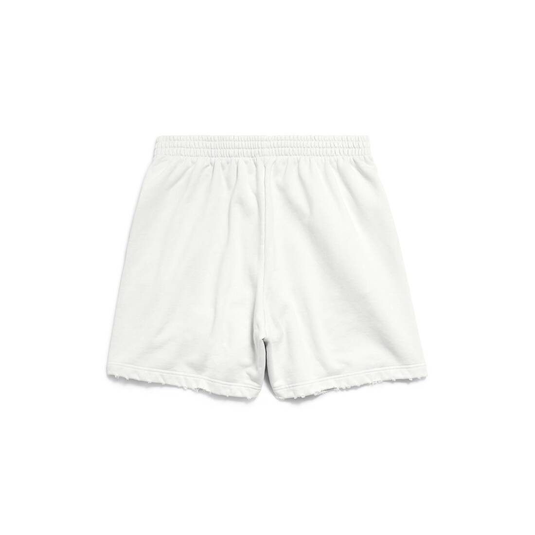 Balenciaga Sweat Shorts in off white archetype fleece Size US 30 / EU 46 - 2 Thumbnail
