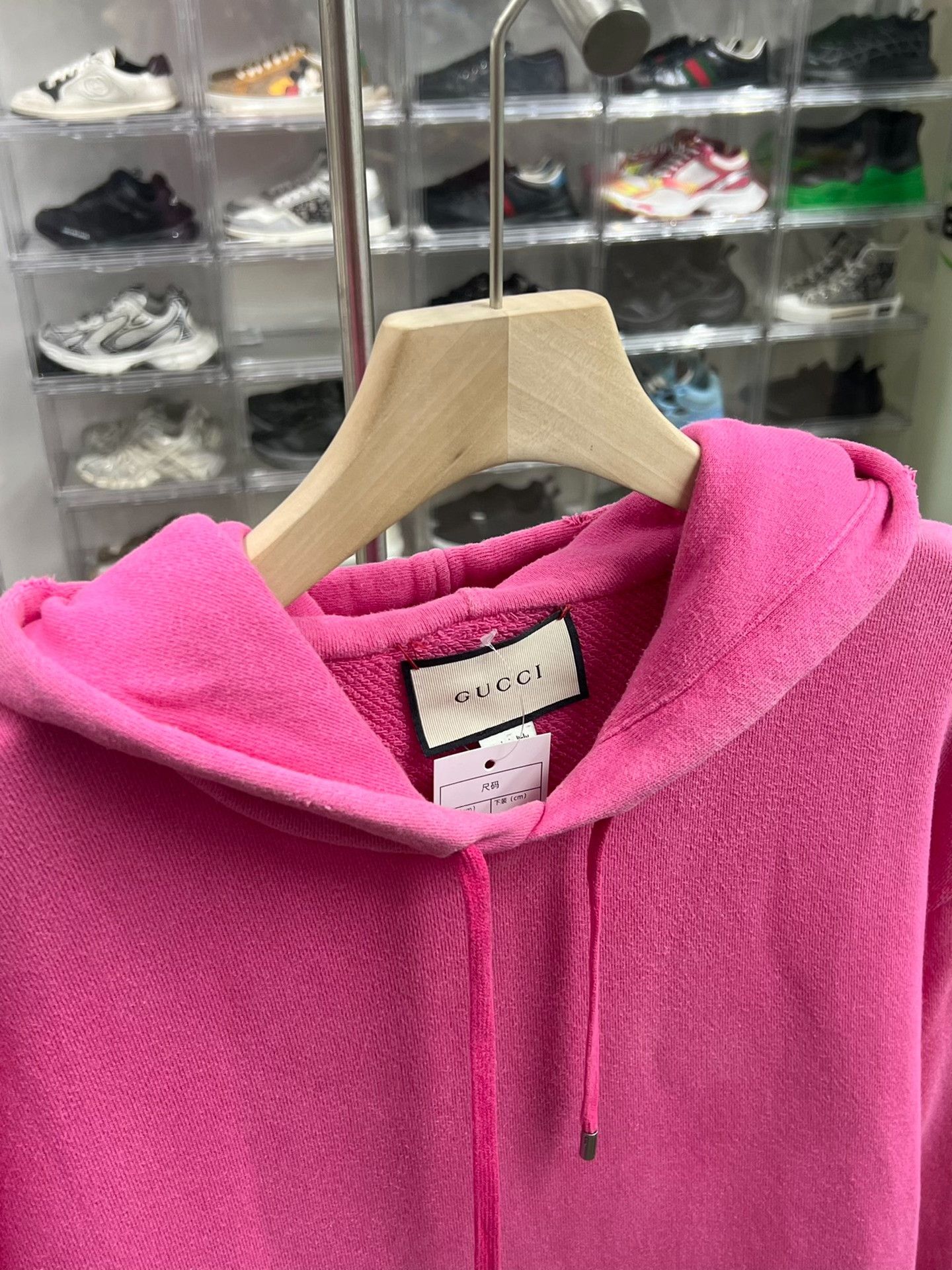 Gucci Gucci Retro Embroidered Pink Hoodie S Women Size S / US 4 / IT 40 - 2 Thumbnail