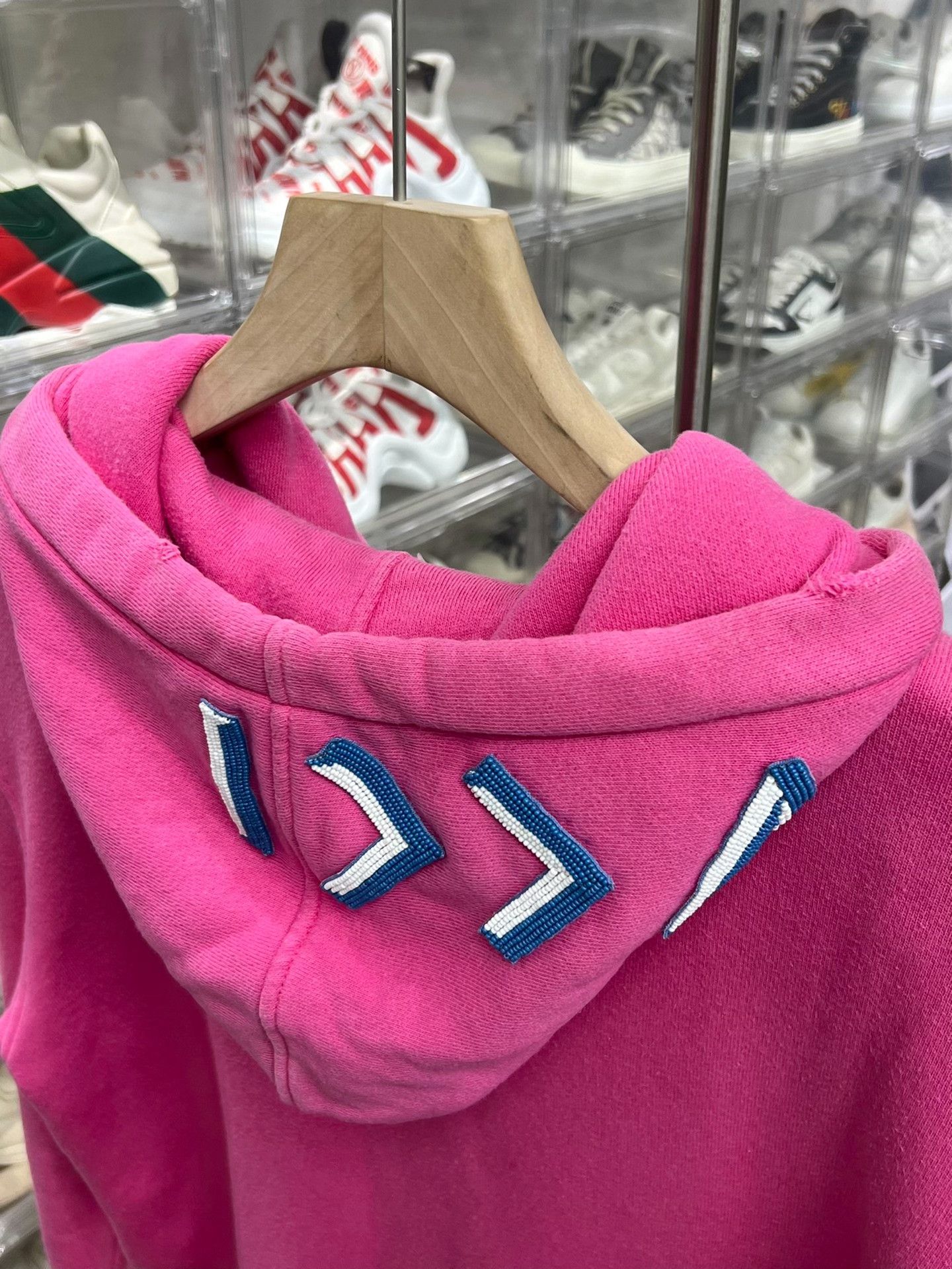Gucci Gucci Retro Embroidered Pink Hoodie S Women Size S / US 4 / IT 40 - 5 Thumbnail