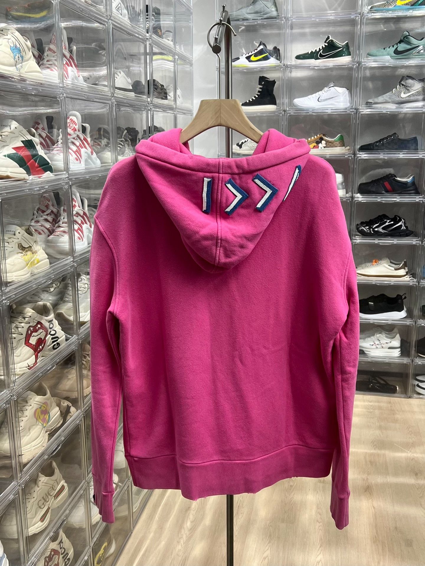 Gucci Gucci Retro Embroidered Pink Hoodie S Women Size S / US 4 / IT 40 - 4 Thumbnail