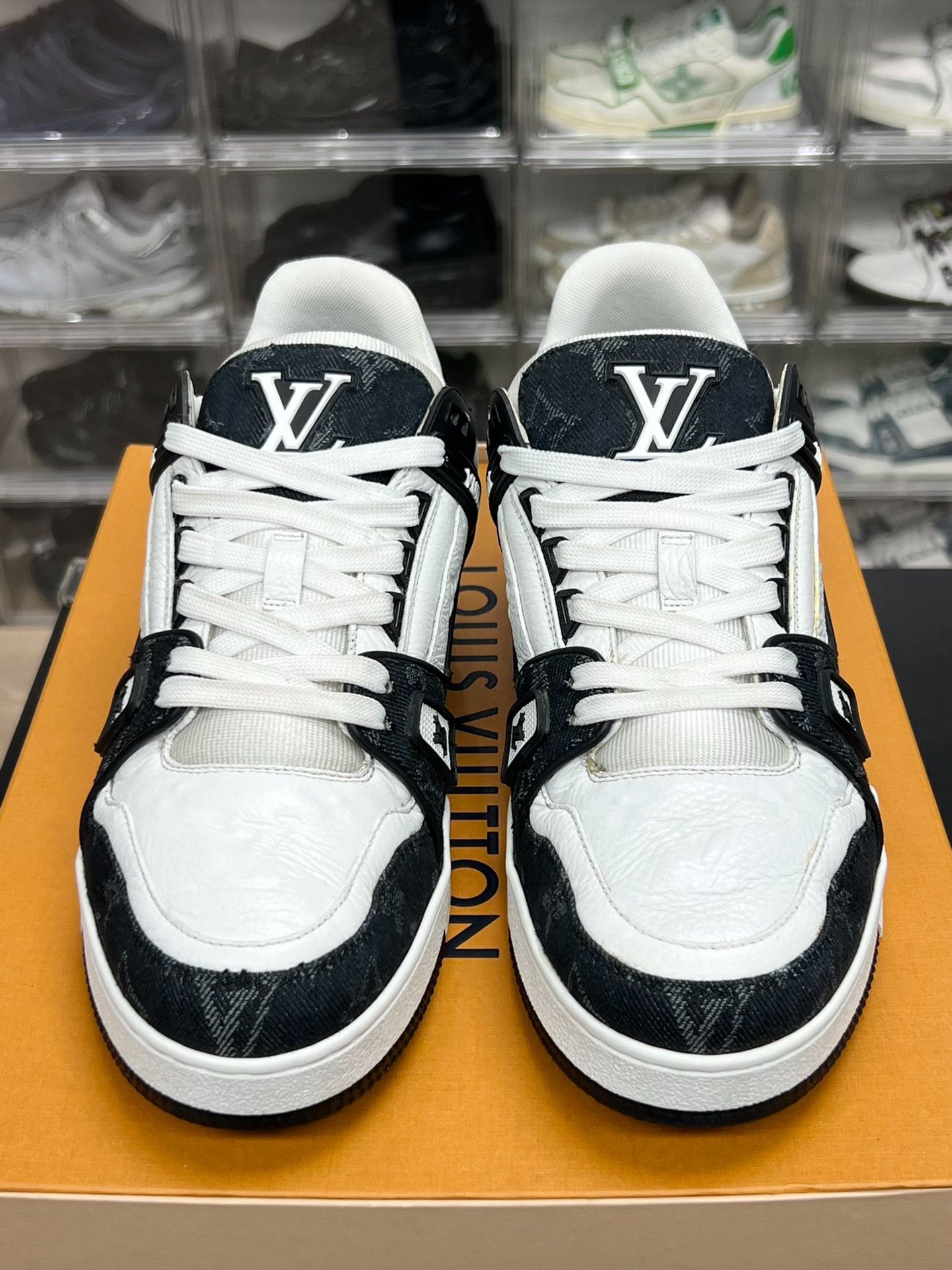 Louis Vuitton Louis Vuitton Training Denim Black Lowtop Sneakers 8 Men Size US 8 / EU 41 - 2 Thumbnail