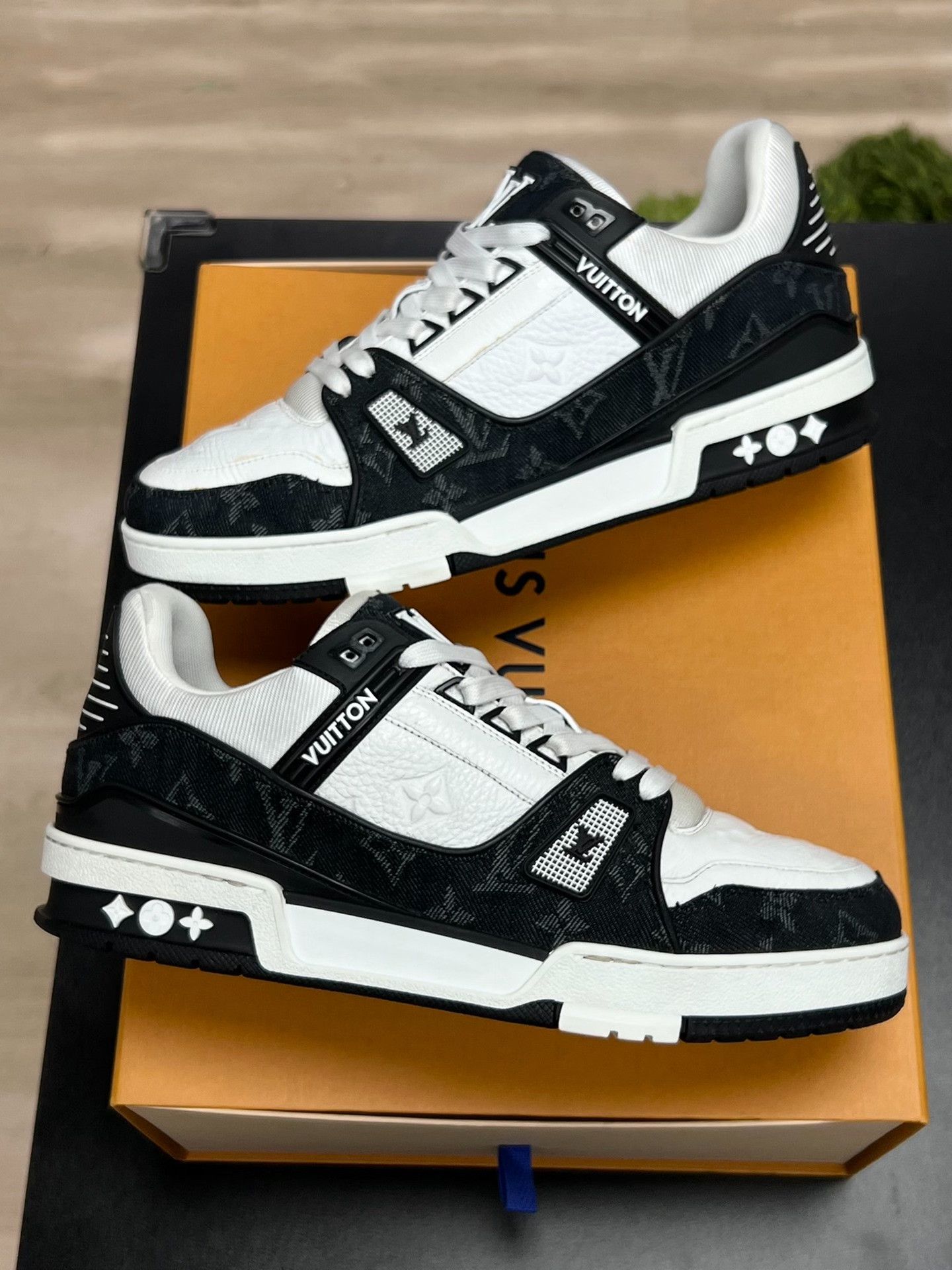 Louis Vuitton Louis Vuitton Training Denim Black Lowtop Sneakers 8 Men Size US 8 / EU 41 - 5 Thumbnail