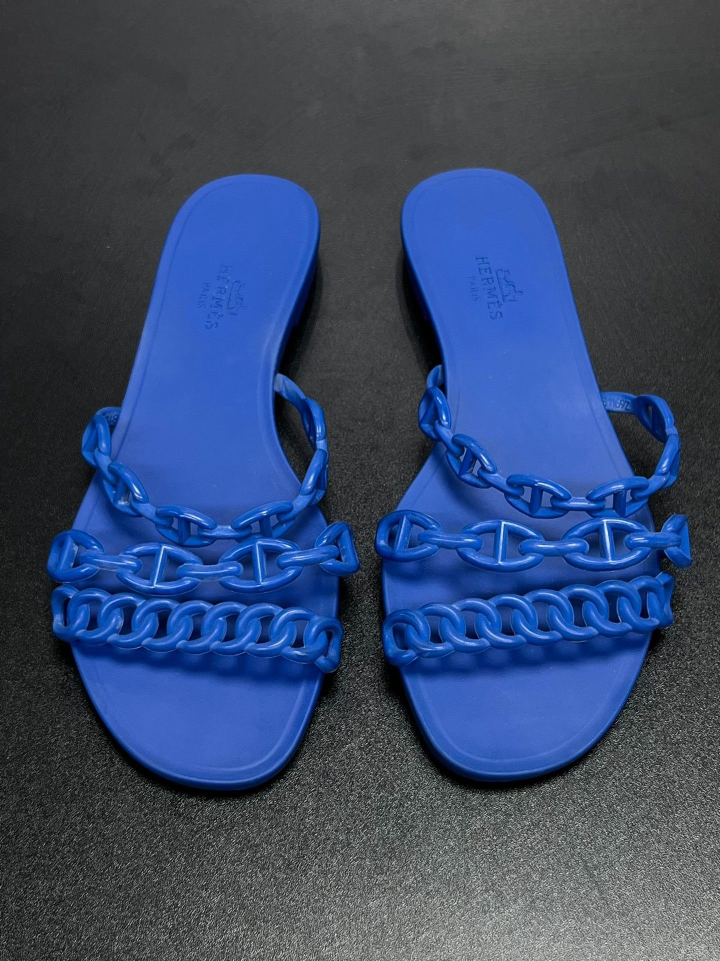 Hermes Hermes Blue Sandals us_6 Women Size US 6 / IT 36 - 2 Thumbnail