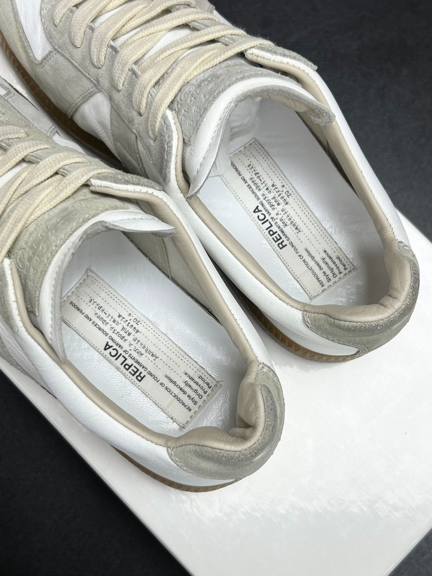 Maison Margiela Maison Margiela White Lowtop Sneakers us_7-5 Women Size US 7.5 / IT 37.5 - 4 Thumbnail