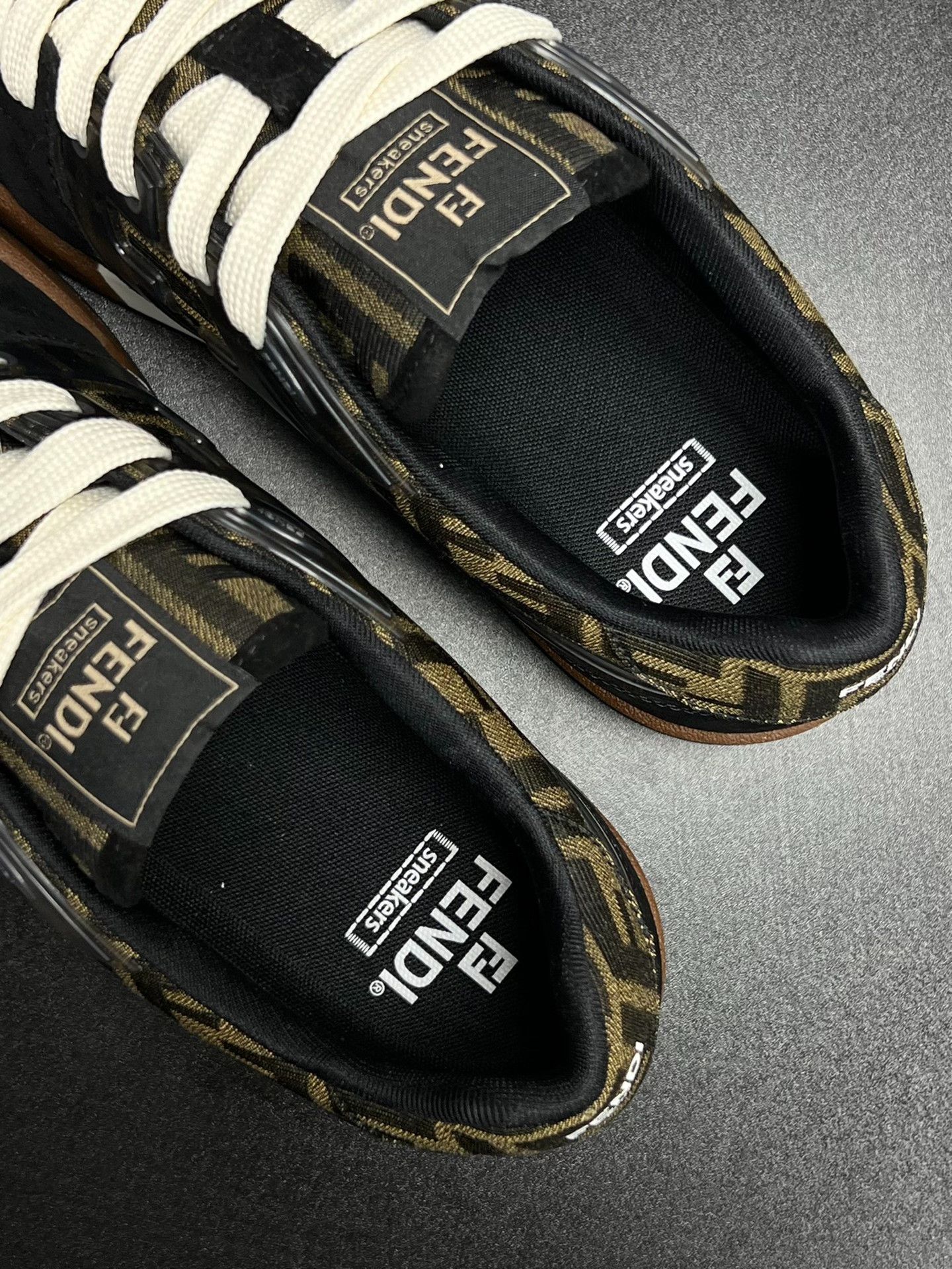 Fendi Fendi Brown Lowtop Sneakers 9.5 Men Size US 9.5 / EU 42-43 - 4 Thumbnail
