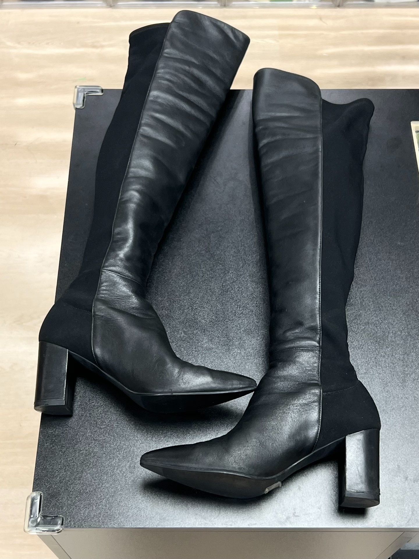Stuart Weitzman Stuart Weitzman Black Boots us_6-5 Women Size US 6.5 / IT 36.5 - 2 Thumbnail