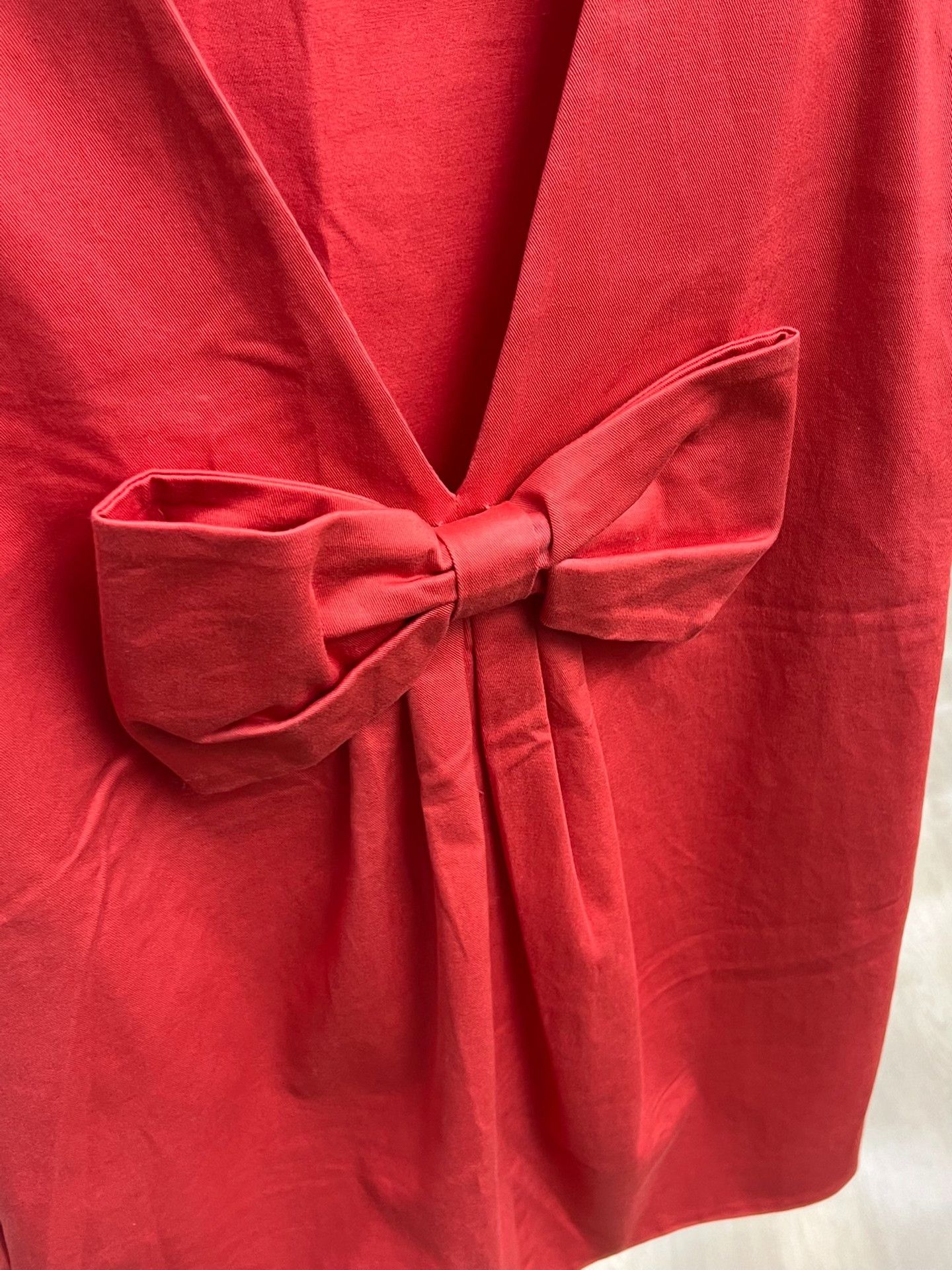 Valentino Valentino Red Dress it_42 Women Size M / US 6-8 / IT 42-44 - 3 Thumbnail
