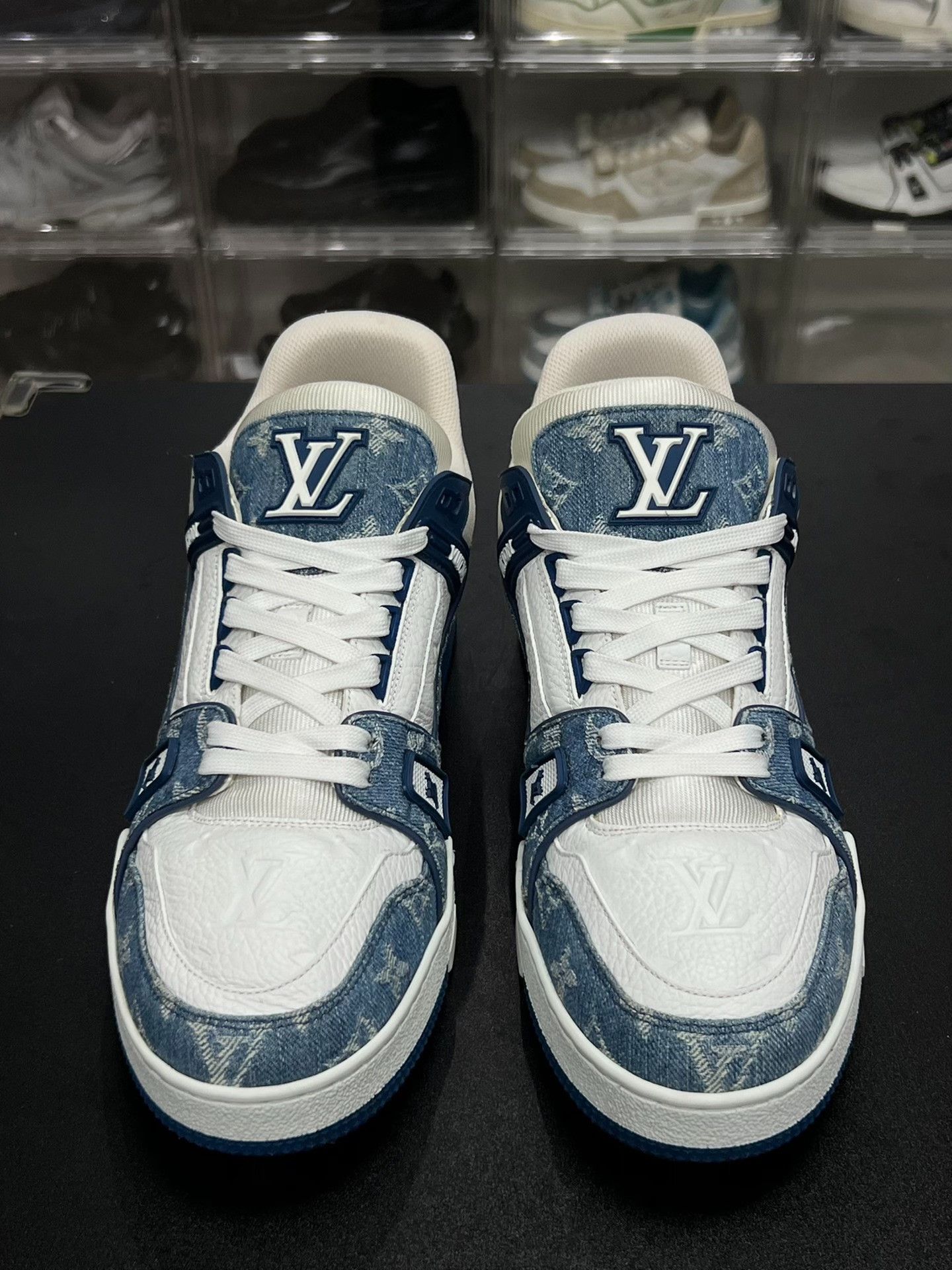 Louis Vuitton Louis Vuitton Training Denim Blue Lowtop Sneakers 9 Men Size US 9 / EU 42 - 2 Thumbnail