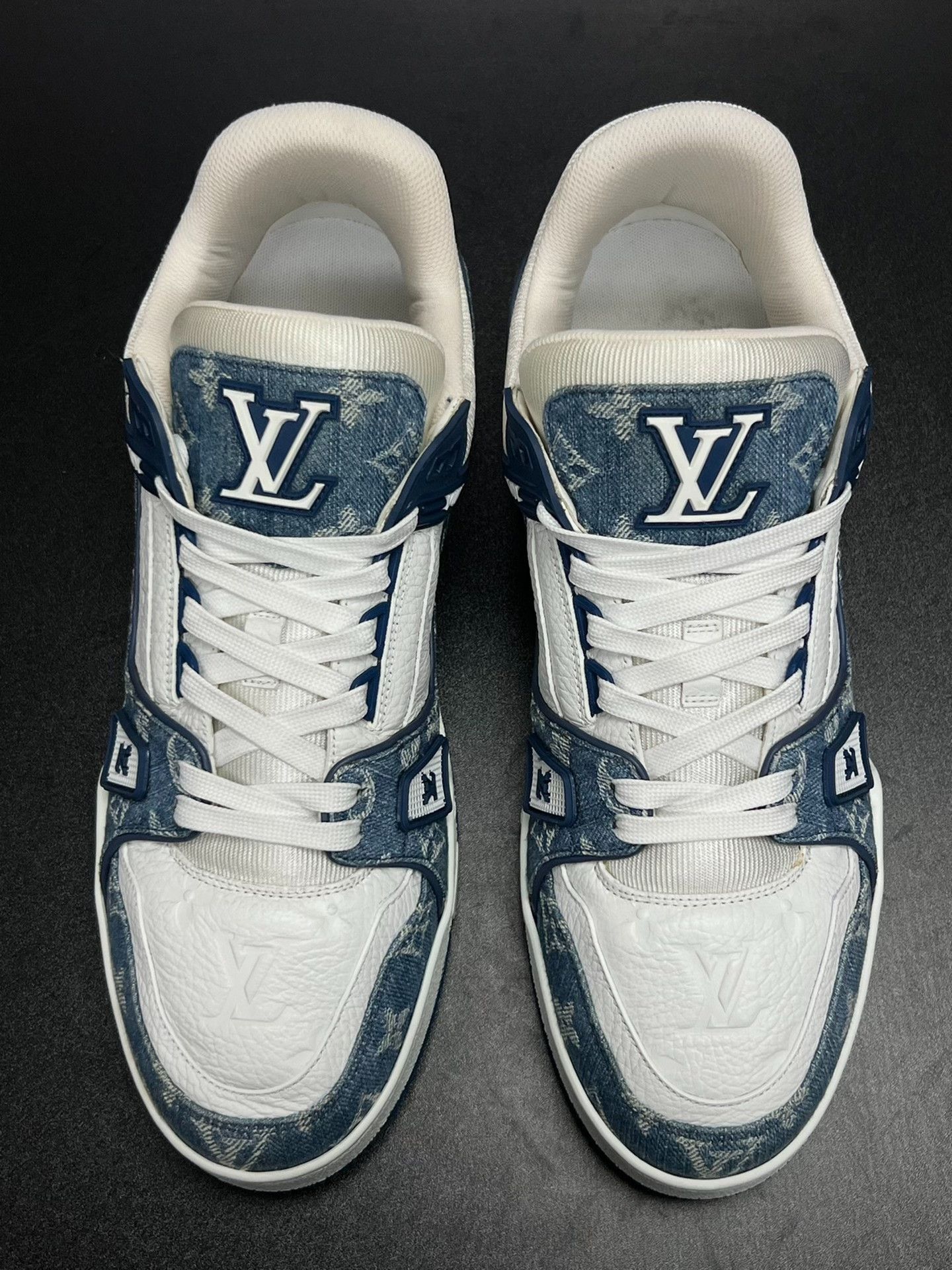 Louis Vuitton Louis Vuitton Training Denim Blue Lowtop Sneakers 9 Men Size US 9 / EU 42 - 3 Thumbnail