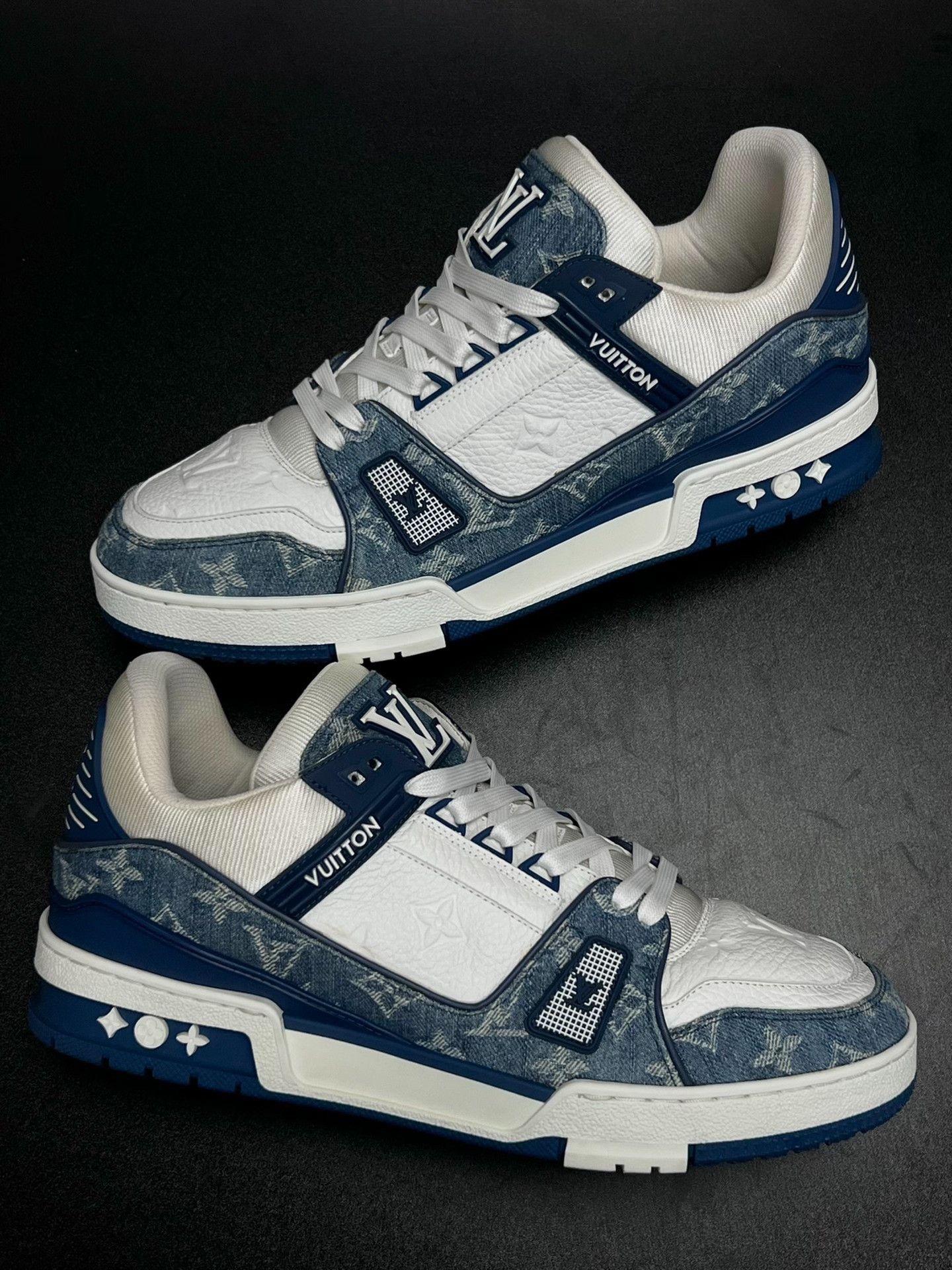 Louis Vuitton Louis Vuitton Training Denim Blue Lowtop Sneakers 9 Men Size US 9 / EU 42 - 5 Thumbnail