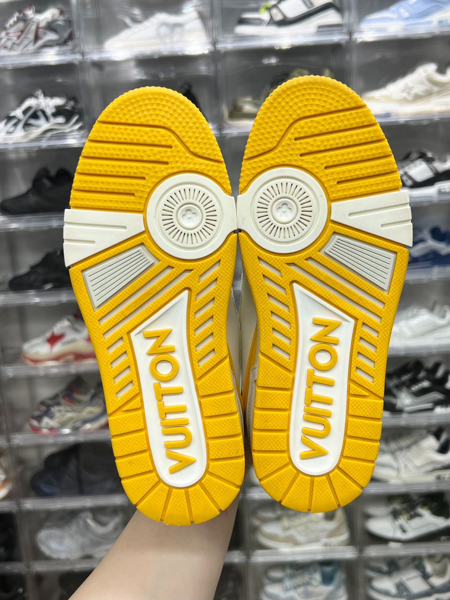 Louis Vuitton Louis Vuitton Training Yellow Lowtop Sneakers us_6-5 Women Size US 6.5 / IT 36.5 - 8 Thumbnail