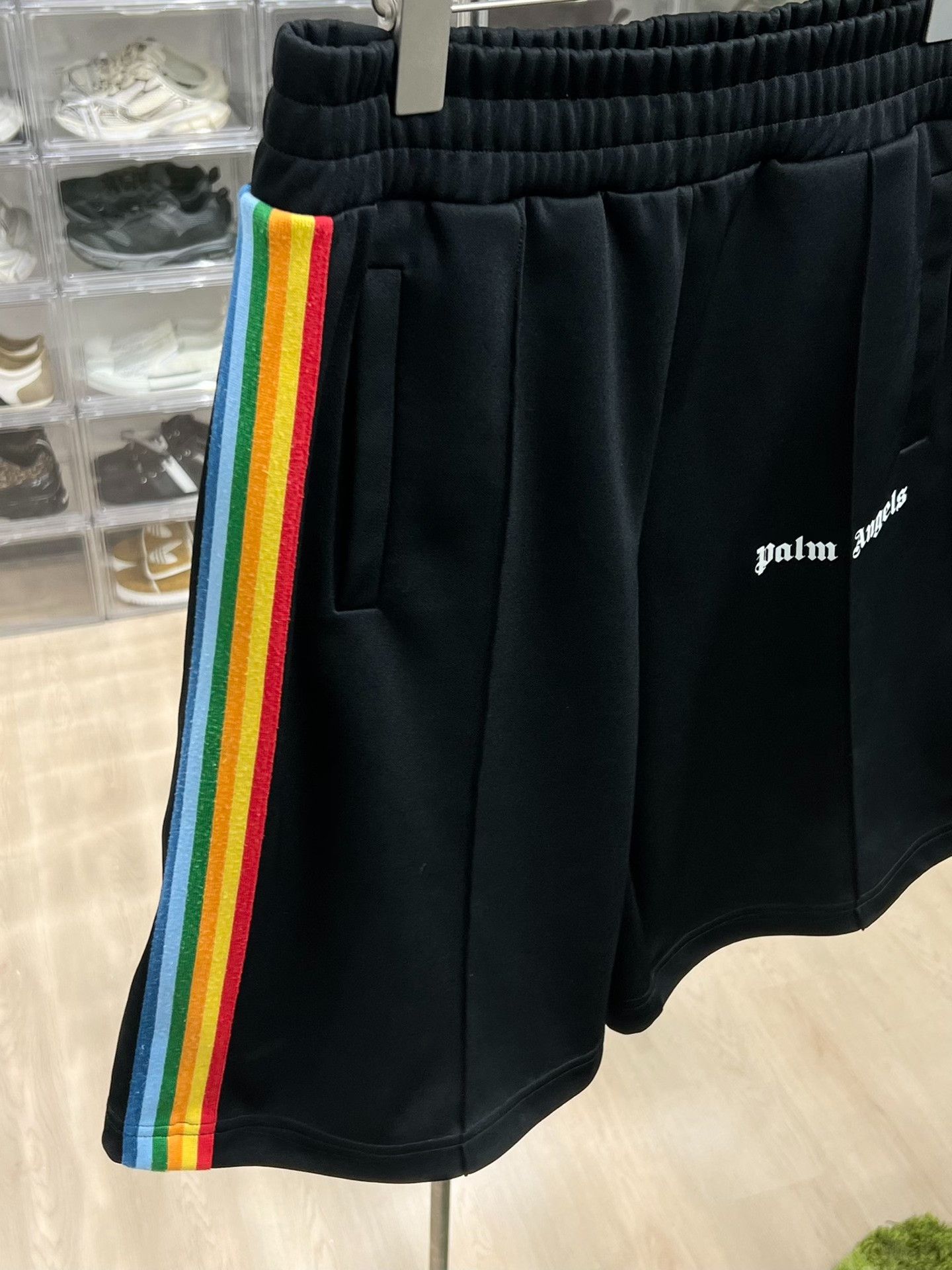 Palm Angels Palm Angels Rainbow Multi Shorts 32 Men Size US 32 / EU 48 - 2 Thumbnail