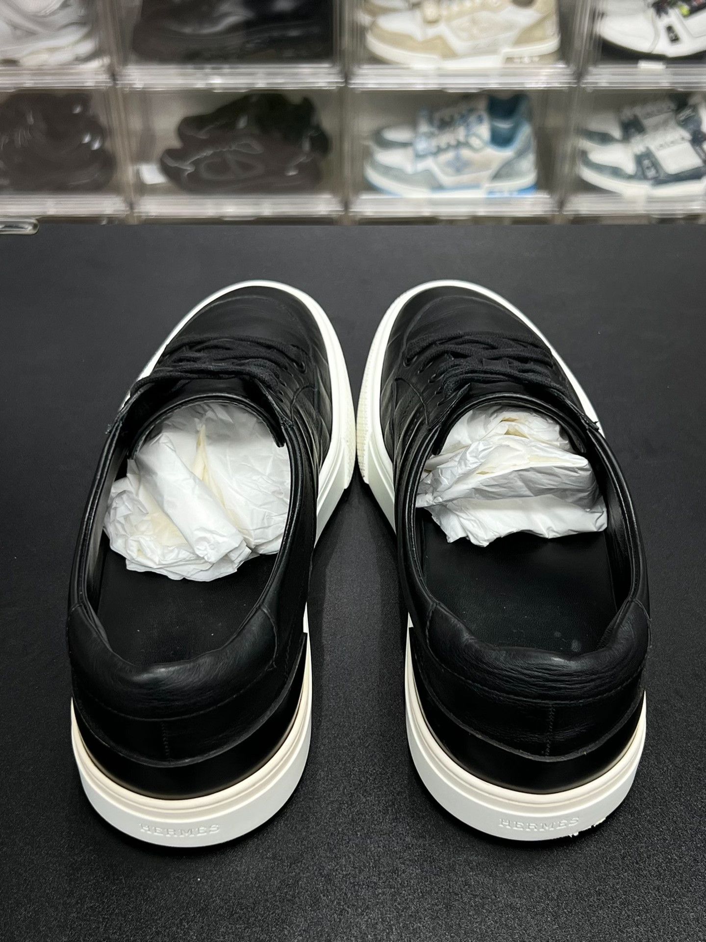 Hermes Hermes Black Lowtop Sneakers 10 Men Size US 10 / EU 43 - 7 Thumbnail