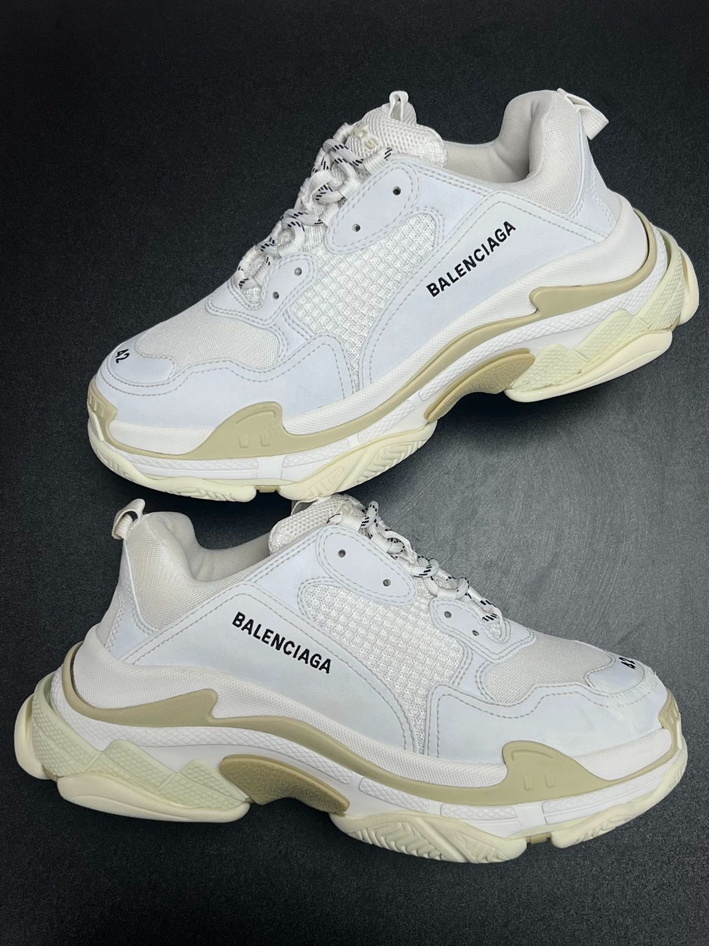 Balenciaga Balenciaga White Lowtop Sneakers 9 Men Size US 9 / EU 42 - 5 Thumbnail