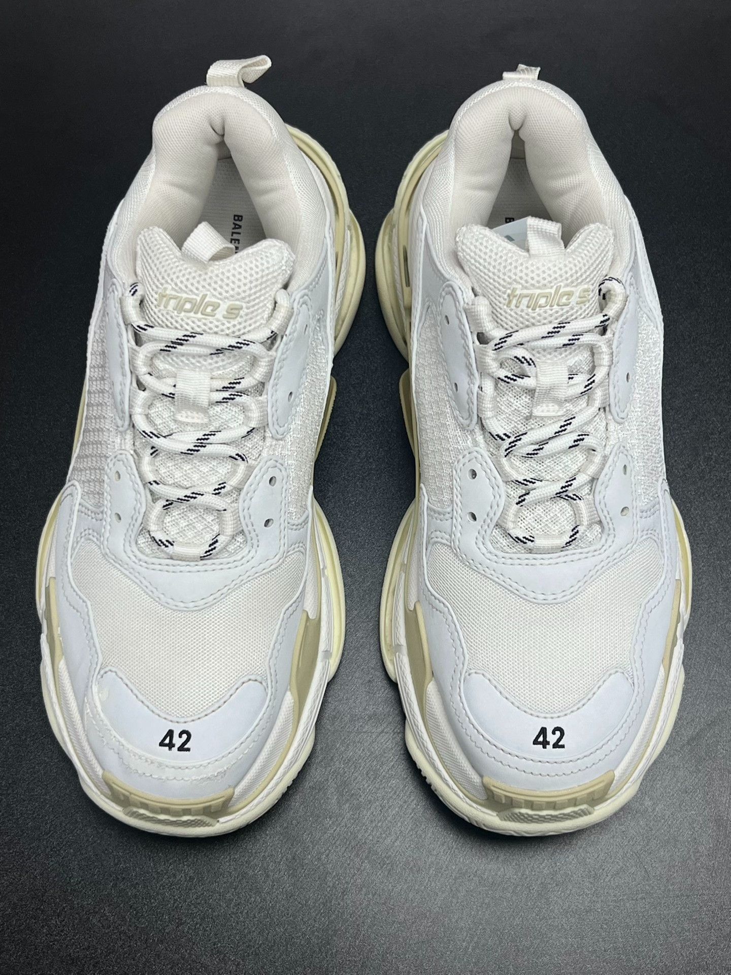 Balenciaga Balenciaga White Lowtop Sneakers 9 Men Size US 9 / EU 42 - 3 Thumbnail