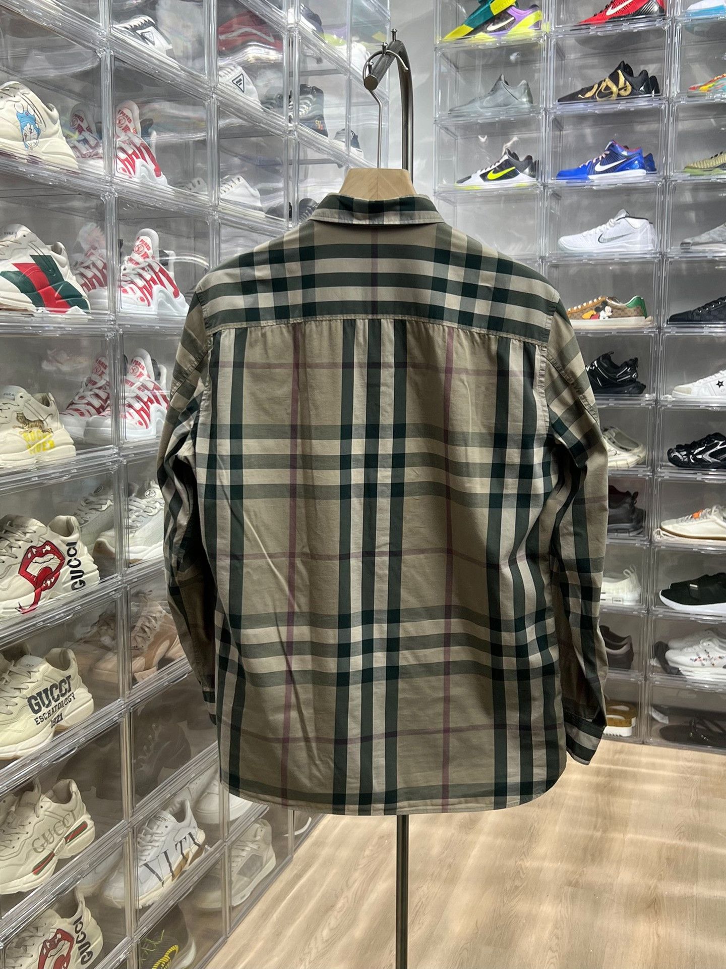 Burberry Burberry Plaid Brown Shirt m Men Size US M / EU 48-50 / 2 - 5 Thumbnail