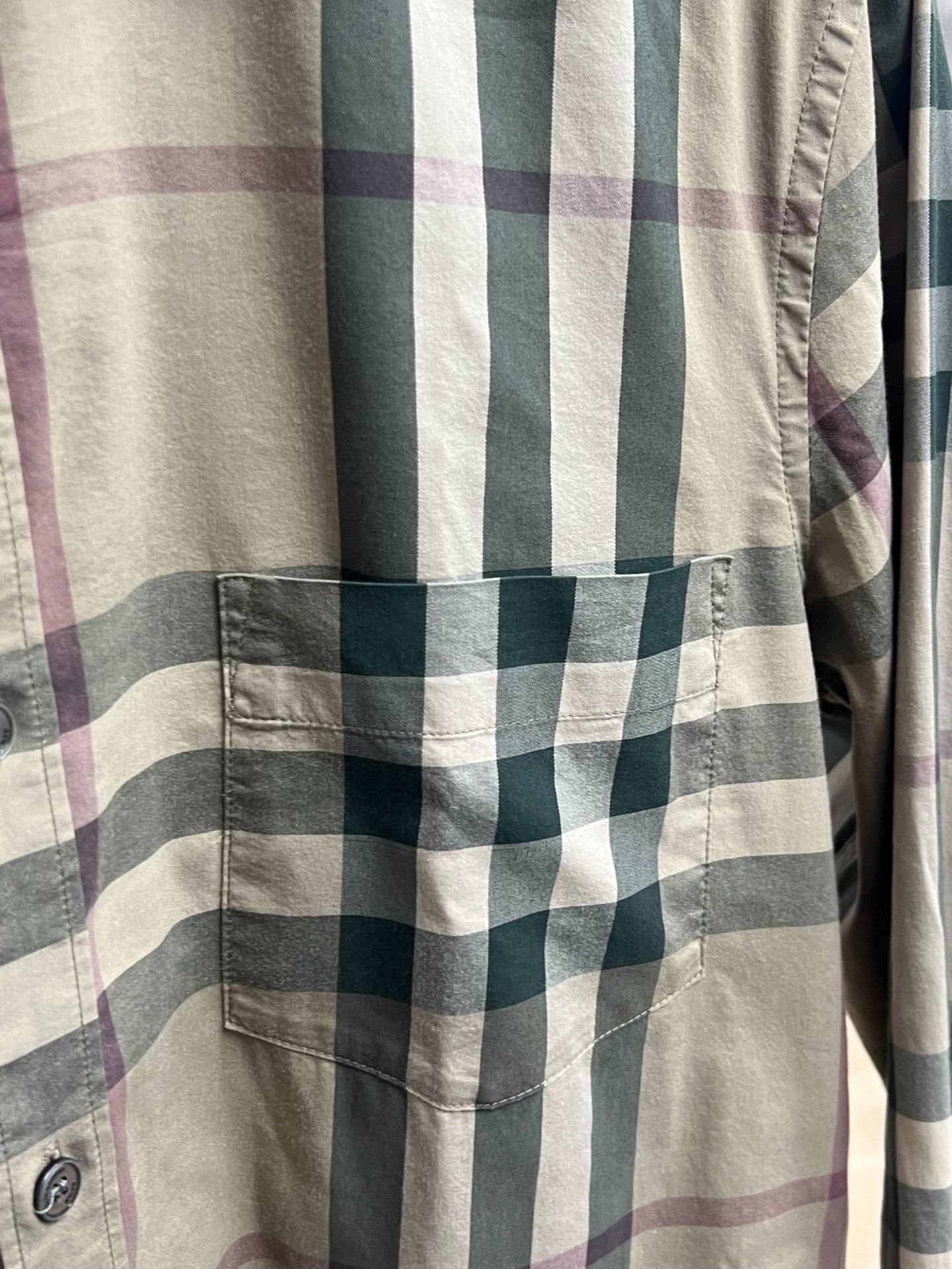 Burberry Burberry Plaid Brown Shirt m Men Size US M / EU 48-50 / 2 - 4 Thumbnail