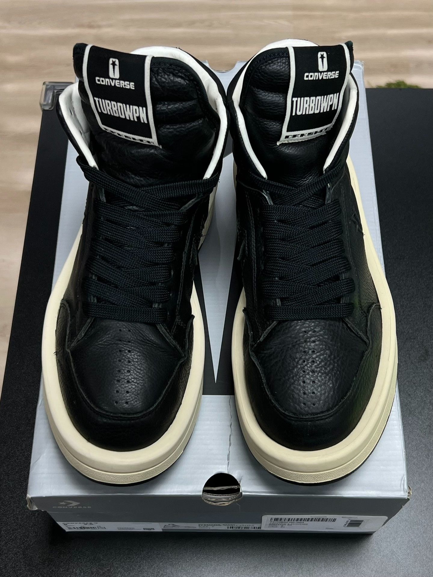 Rick Owens Rick Owens Black Hitop Sneakers 8 Men Size US 8 / EU 41 - 3 Thumbnail