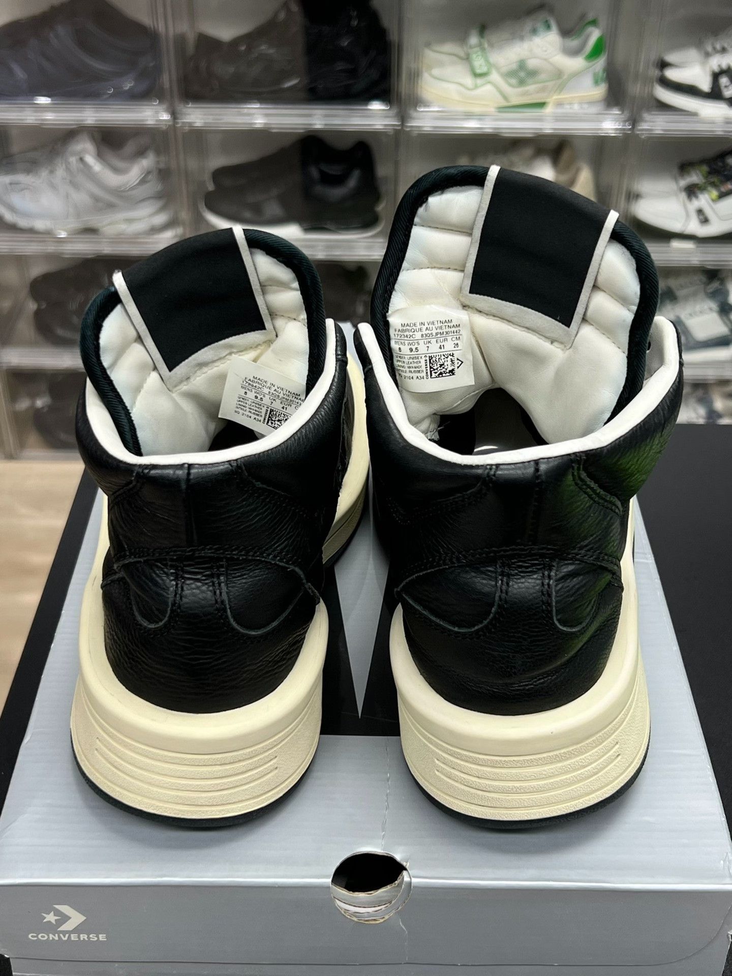 Rick Owens Rick Owens Black Hitop Sneakers 8 Men Size US 8 / EU 41 - 6 Thumbnail