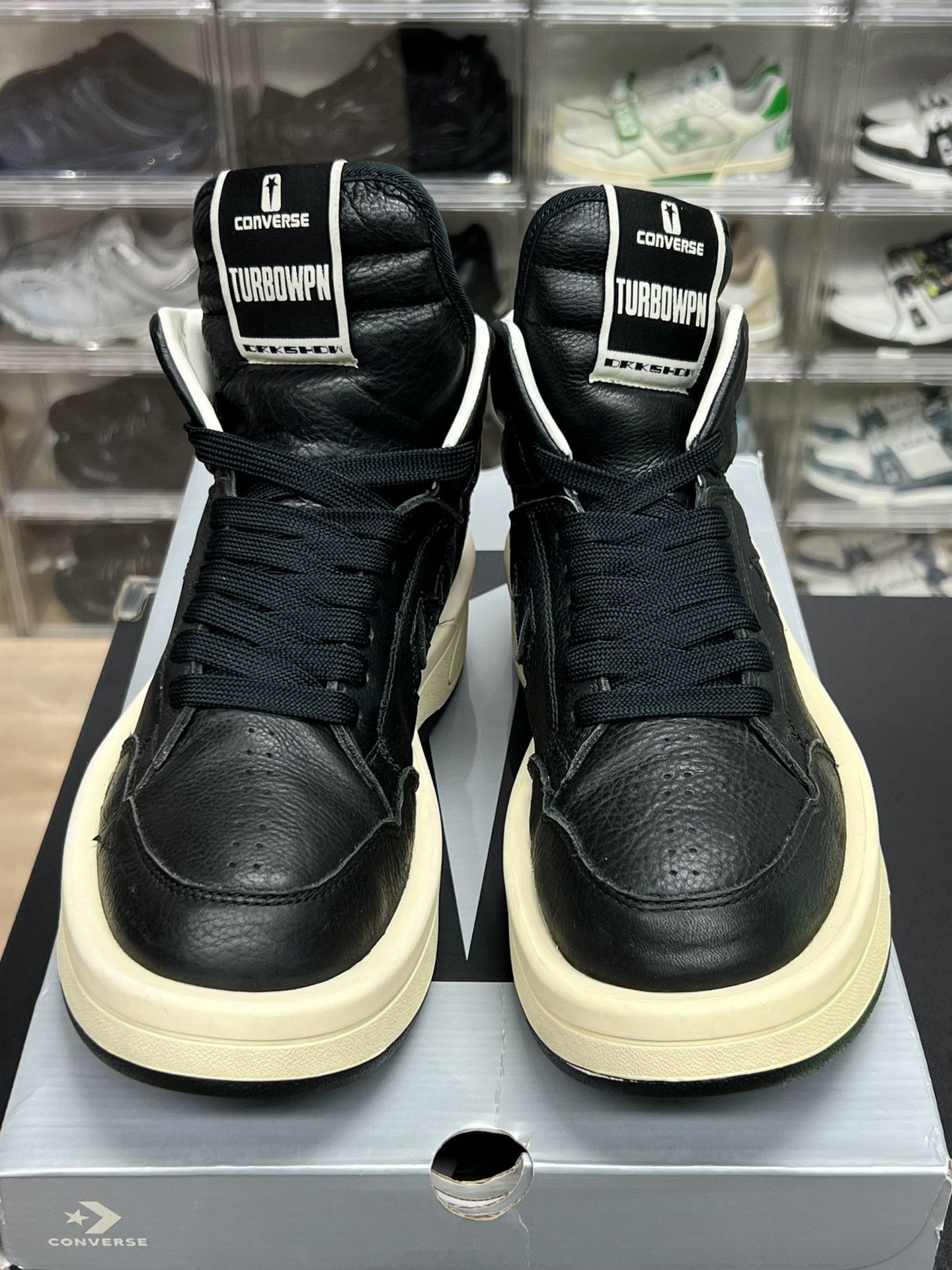 Rick Owens Rick Owens Black Hitop Sneakers 8 Men Size US 8 / EU 41 - 2 Thumbnail