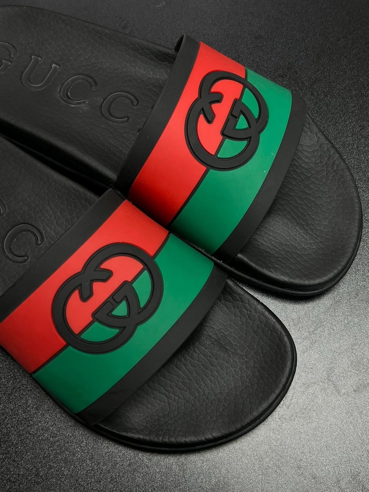 Gucci Gucci Black Sandals 10 Men Size US 10 / EU 43 - 7 Thumbnail