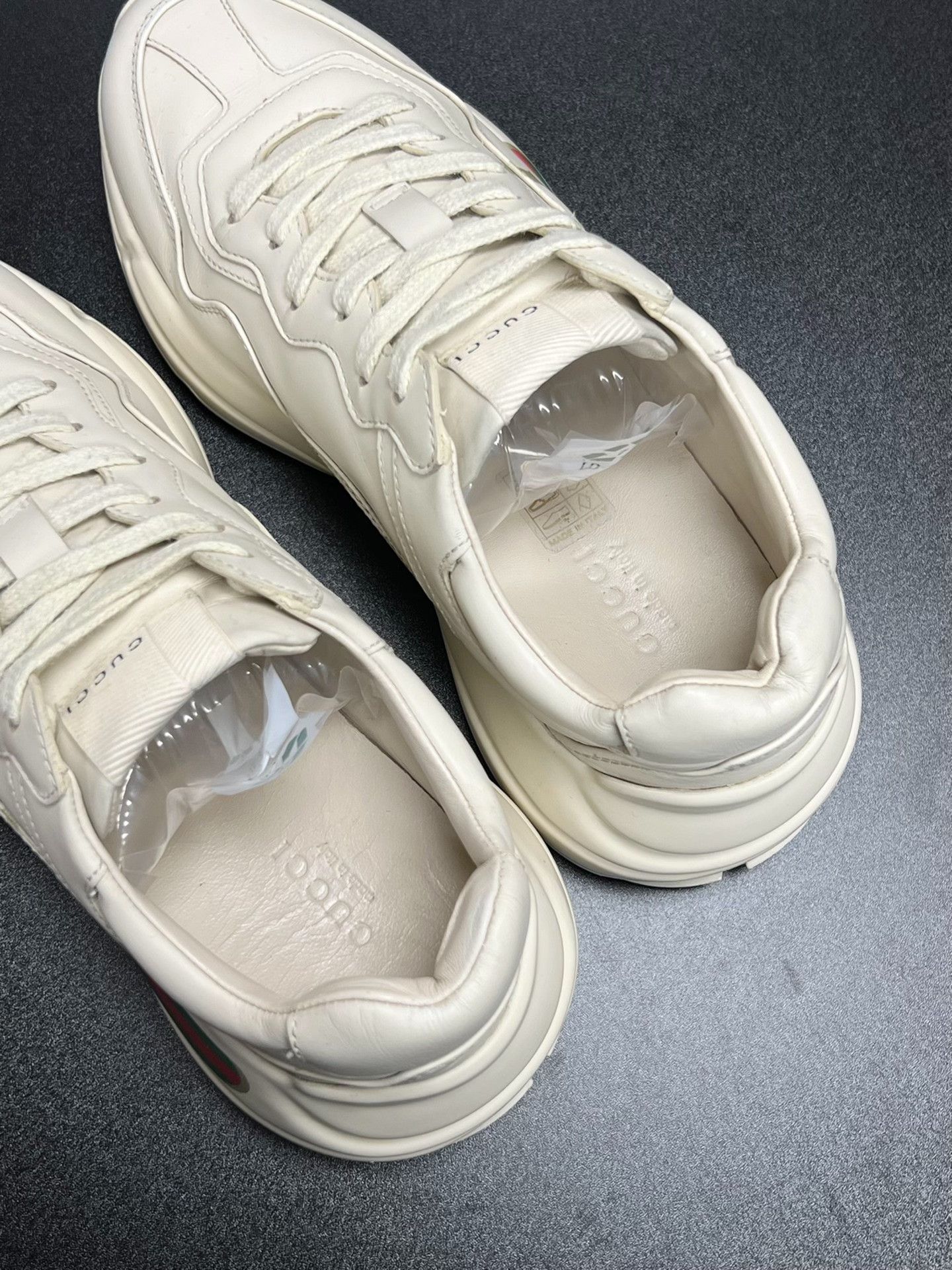 Gucci Gucci Retro White Lowtop Sneakers us_6-5 Women Size US 6.5 / IT 36.5 - 4 Thumbnail