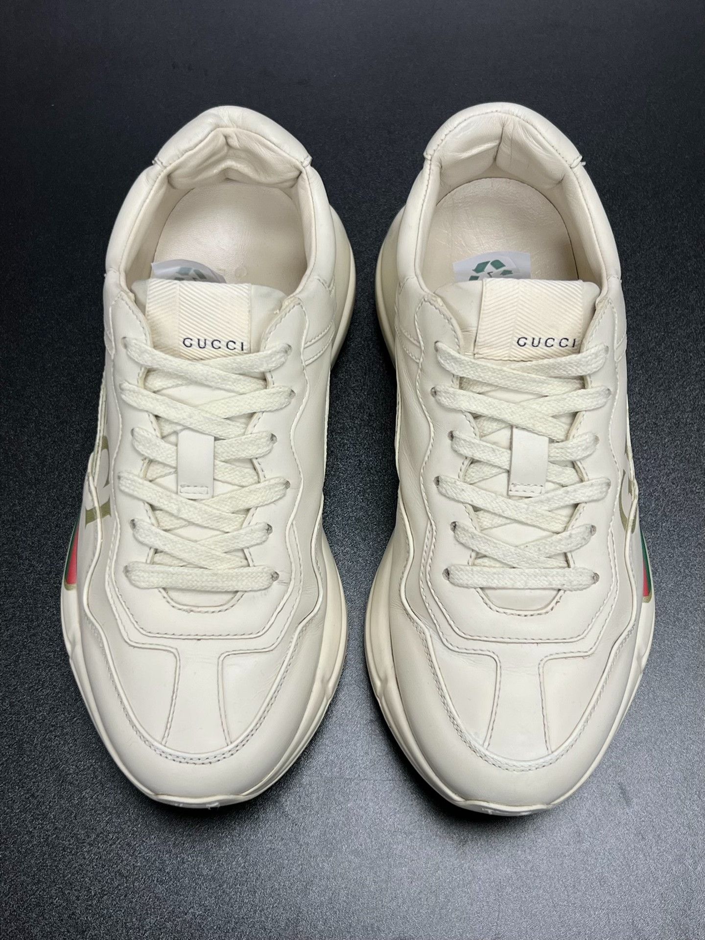 Gucci Gucci Retro White Lowtop Sneakers us_6-5 Women Size US 6.5 / IT 36.5 - 3 Thumbnail
