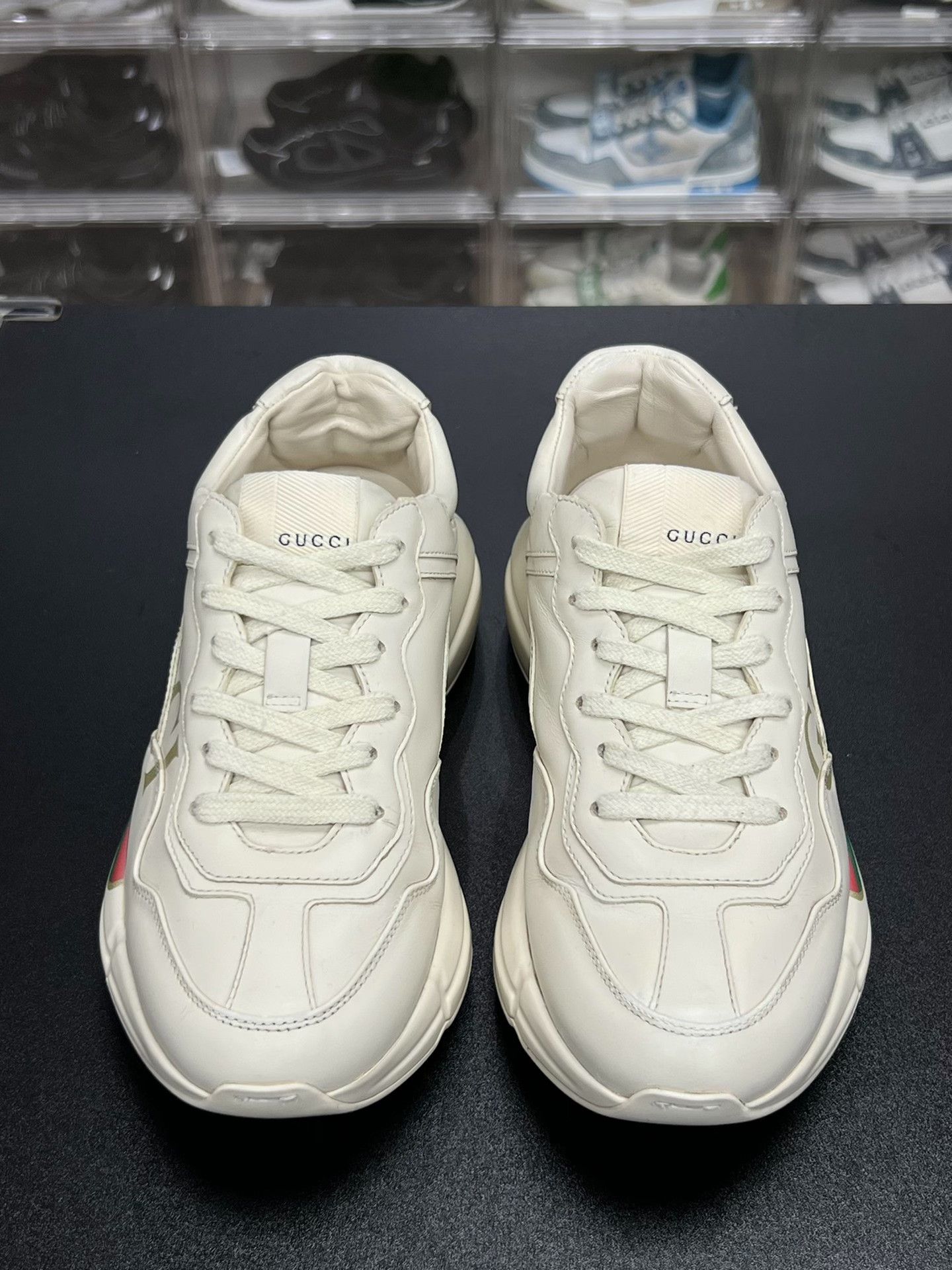 Gucci Gucci Retro White Lowtop Sneakers us_6-5 Women Size US 6.5 / IT 36.5 - 2 Thumbnail