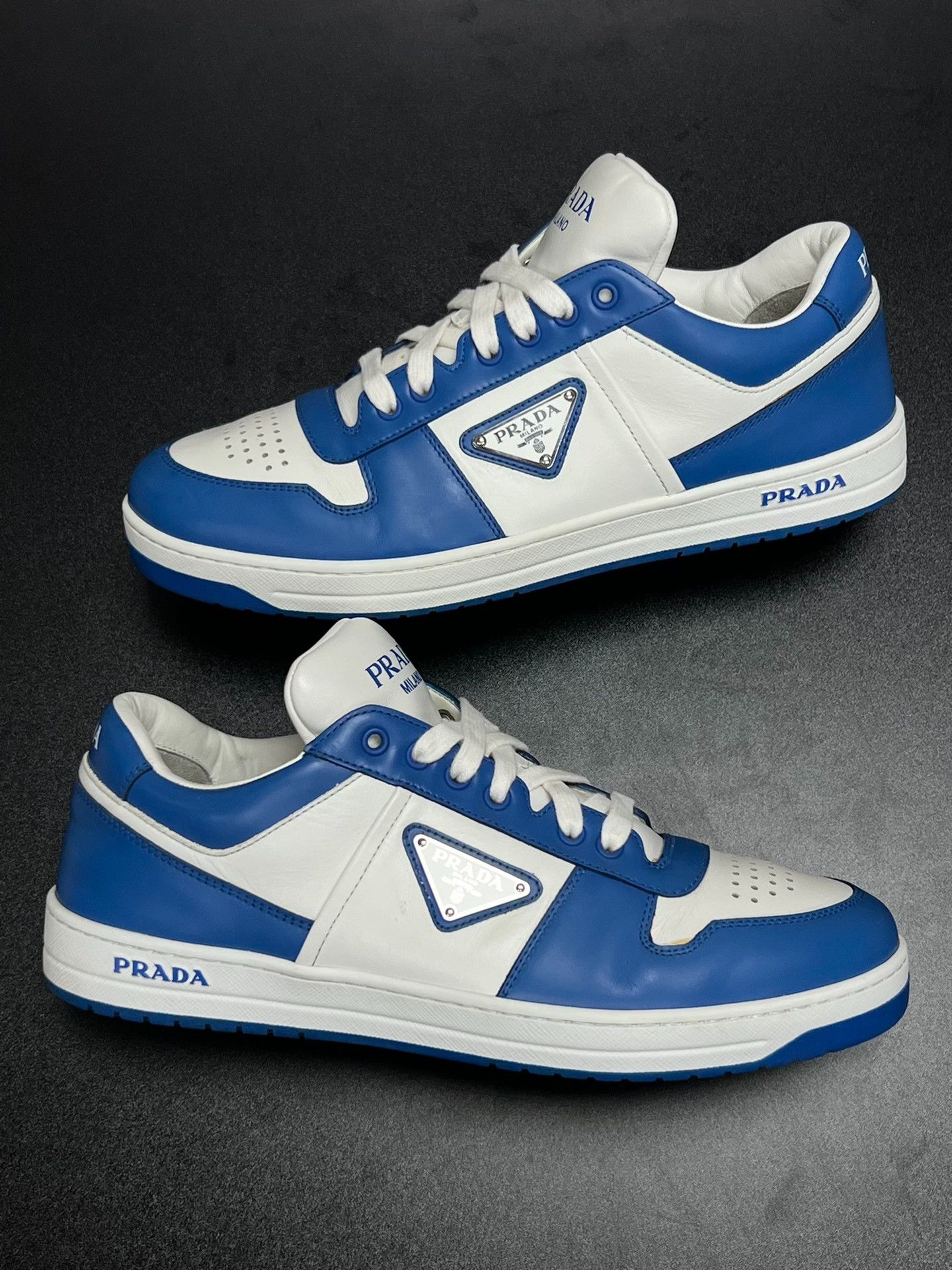 Prada Prada Down Blue Lowtop Sneakers 7.5 Men Size US 7.5 / EU 40-41 - 5 Thumbnail