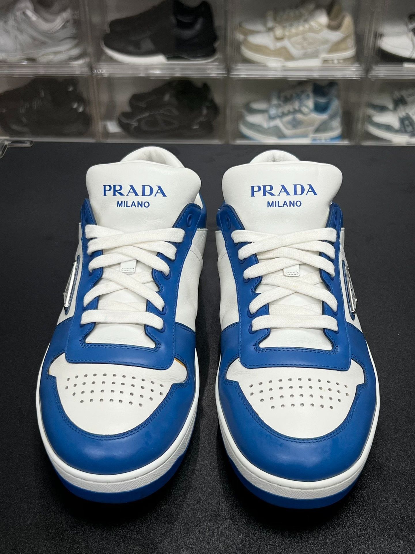 Prada Prada Down Blue Lowtop Sneakers 7.5 Men Size US 7.5 / EU 40-41 - 2 Thumbnail