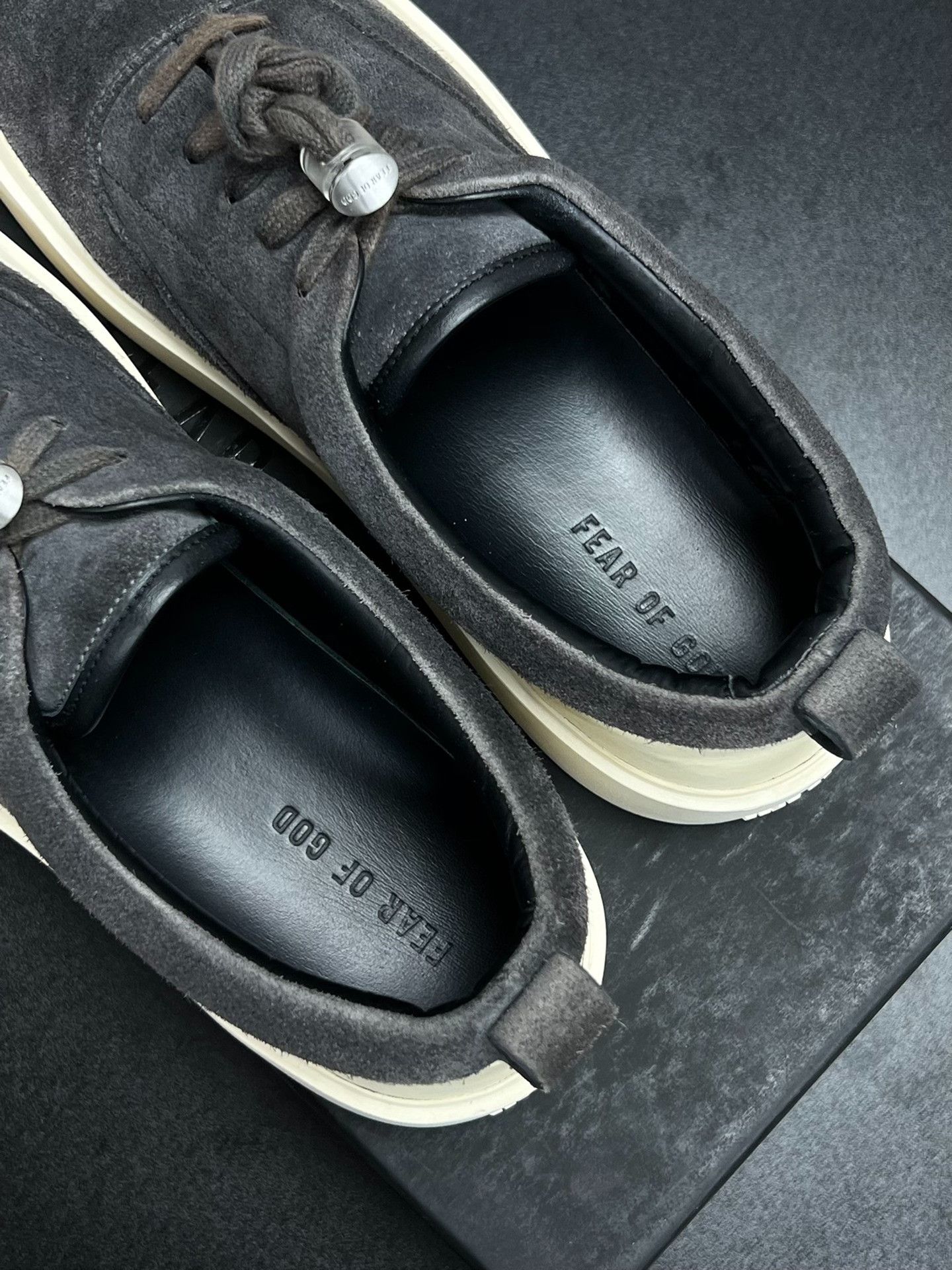 Fear of God Fear of God Retro Gray Lowtop Sneakers 11 Men Size US 11 / EU 44 - 4 Thumbnail