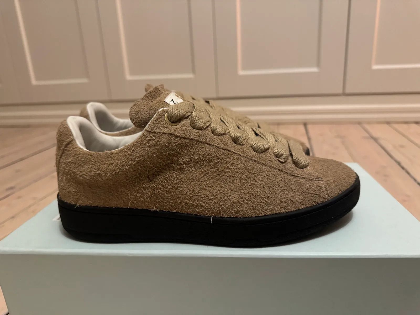 Lanvin Lanvin Lanvin Curb lite sneaker- light brown Sneakers Size US 9 / EU 42 - 2 Thumbnail